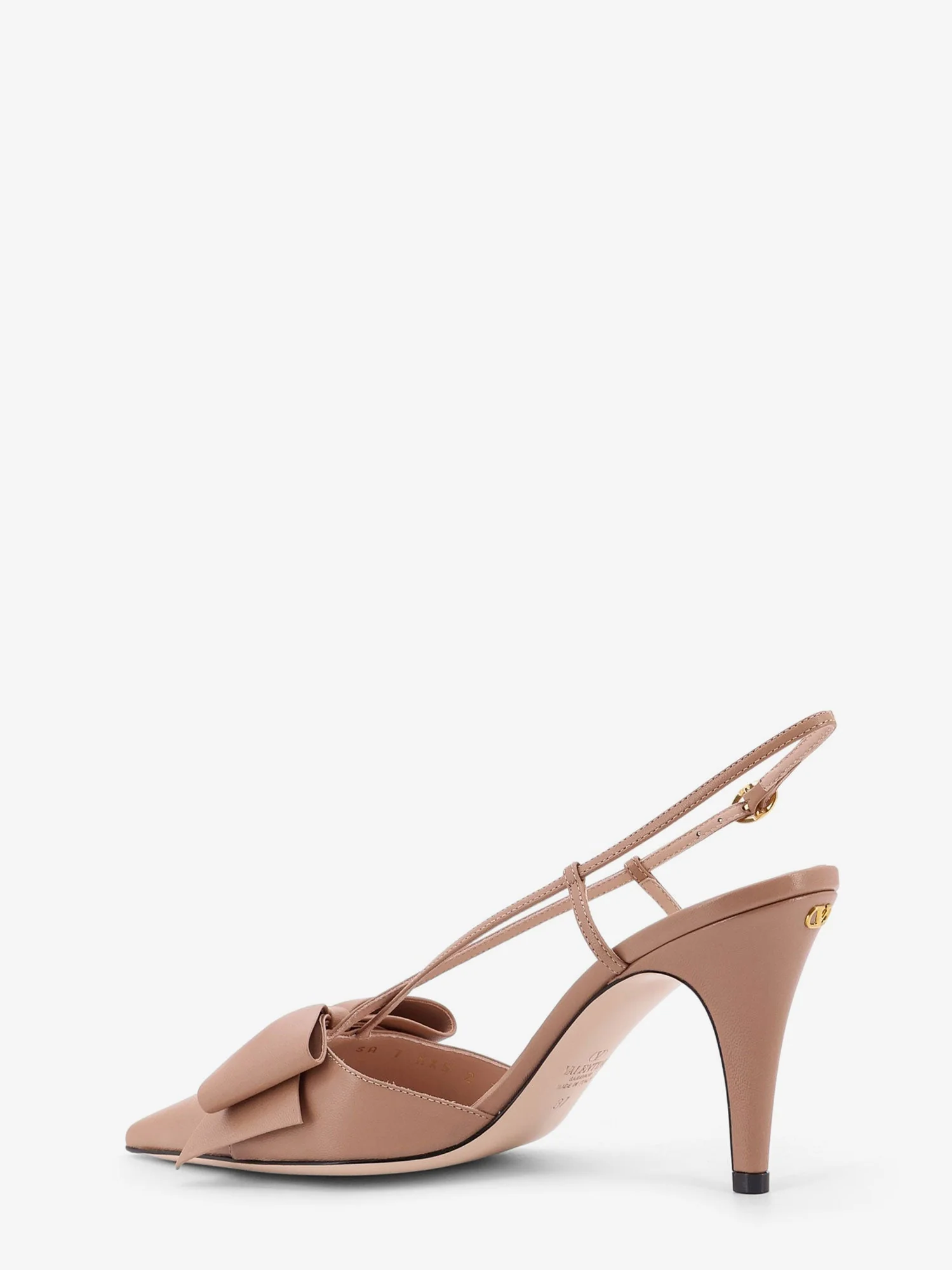 Valentino Garavani Bowow Leather Decolleté Slingback - Image 3