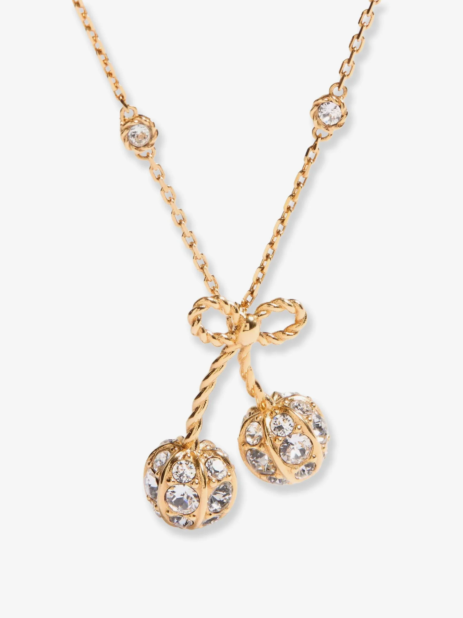 Valentino Garavani Cherrifyc Metal Necklace With Swarovski Crystals - Image 3