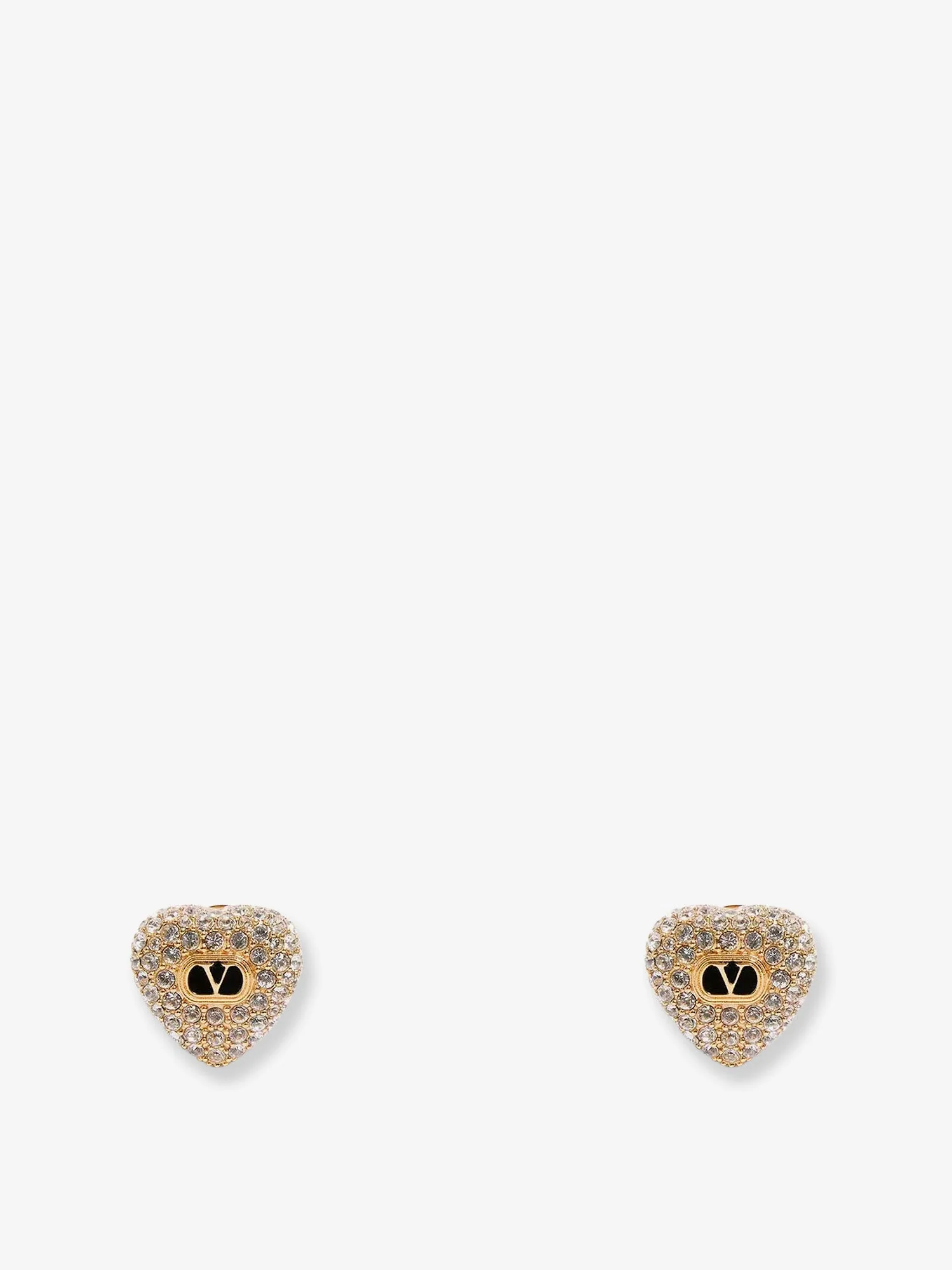 Valentino Garavani Coeur Royal Metal And Swarovski® Crystals Earrings