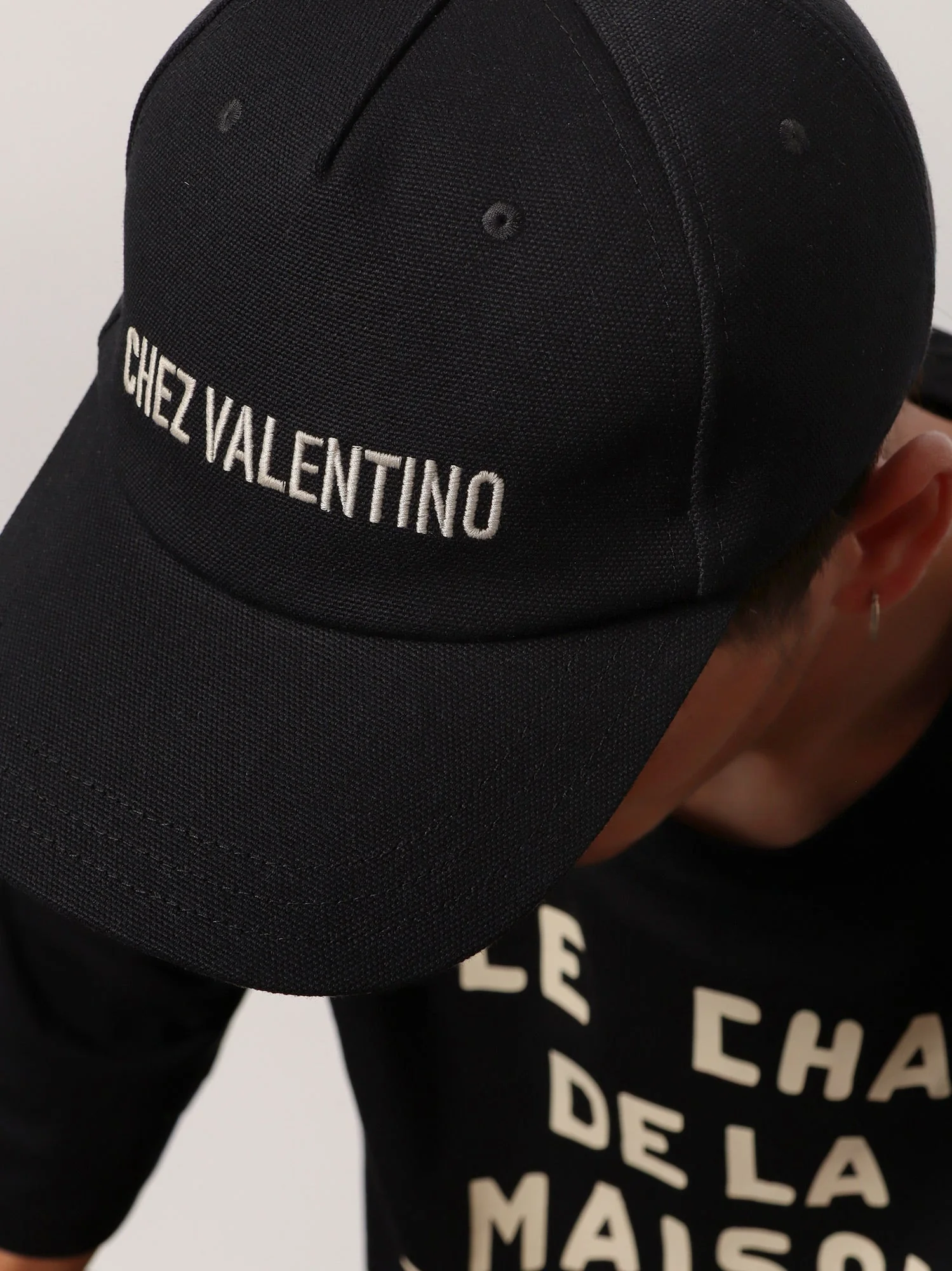 Valentino Garavani Cotton Baseball Hat - Image 2