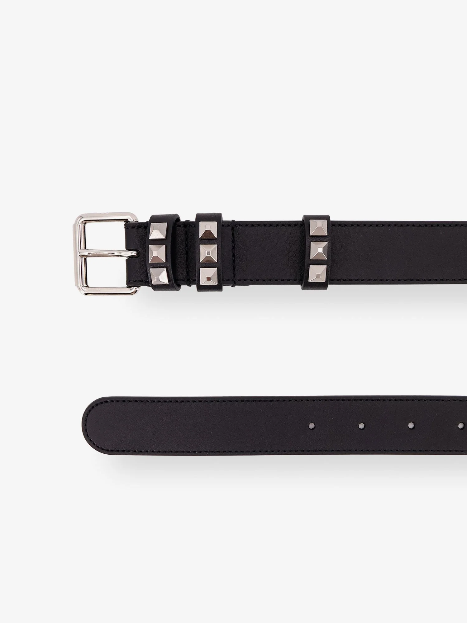 Valentino Garavani Flaneuse Leather Belt With Iconic Studs - Image 2