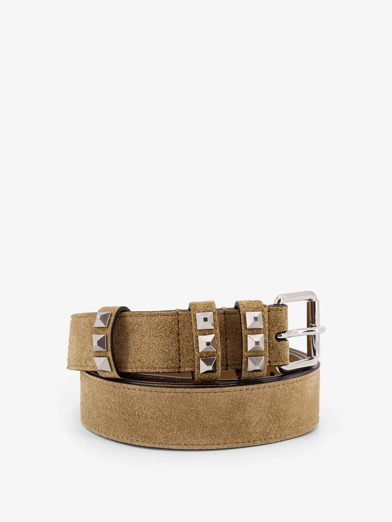 Valentino Garavani Flaneuse Suede Belt With Iconic Studs - Image 3