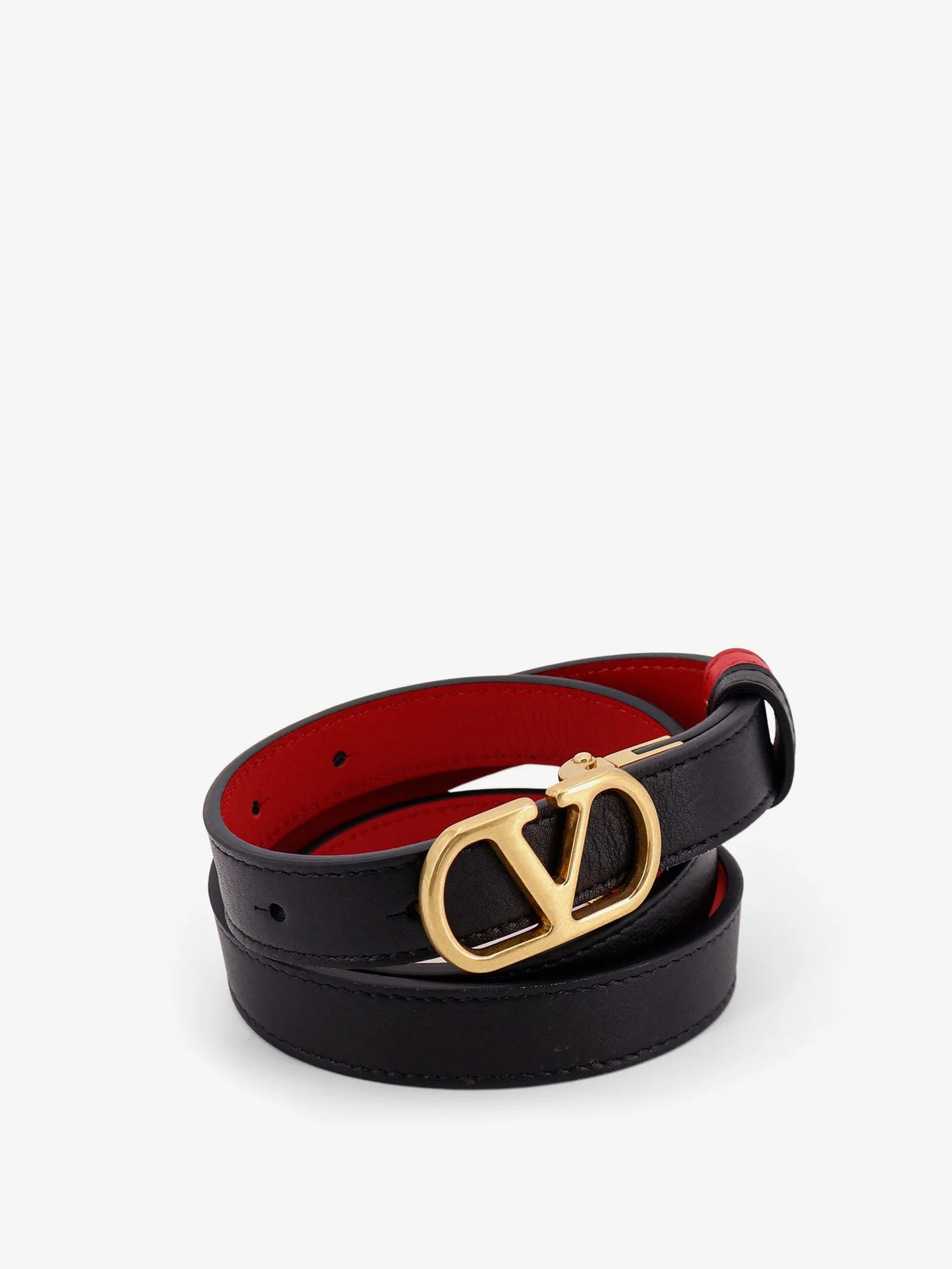 Valentino Garavani Leather Belt With Vlogo Signature - Image 3