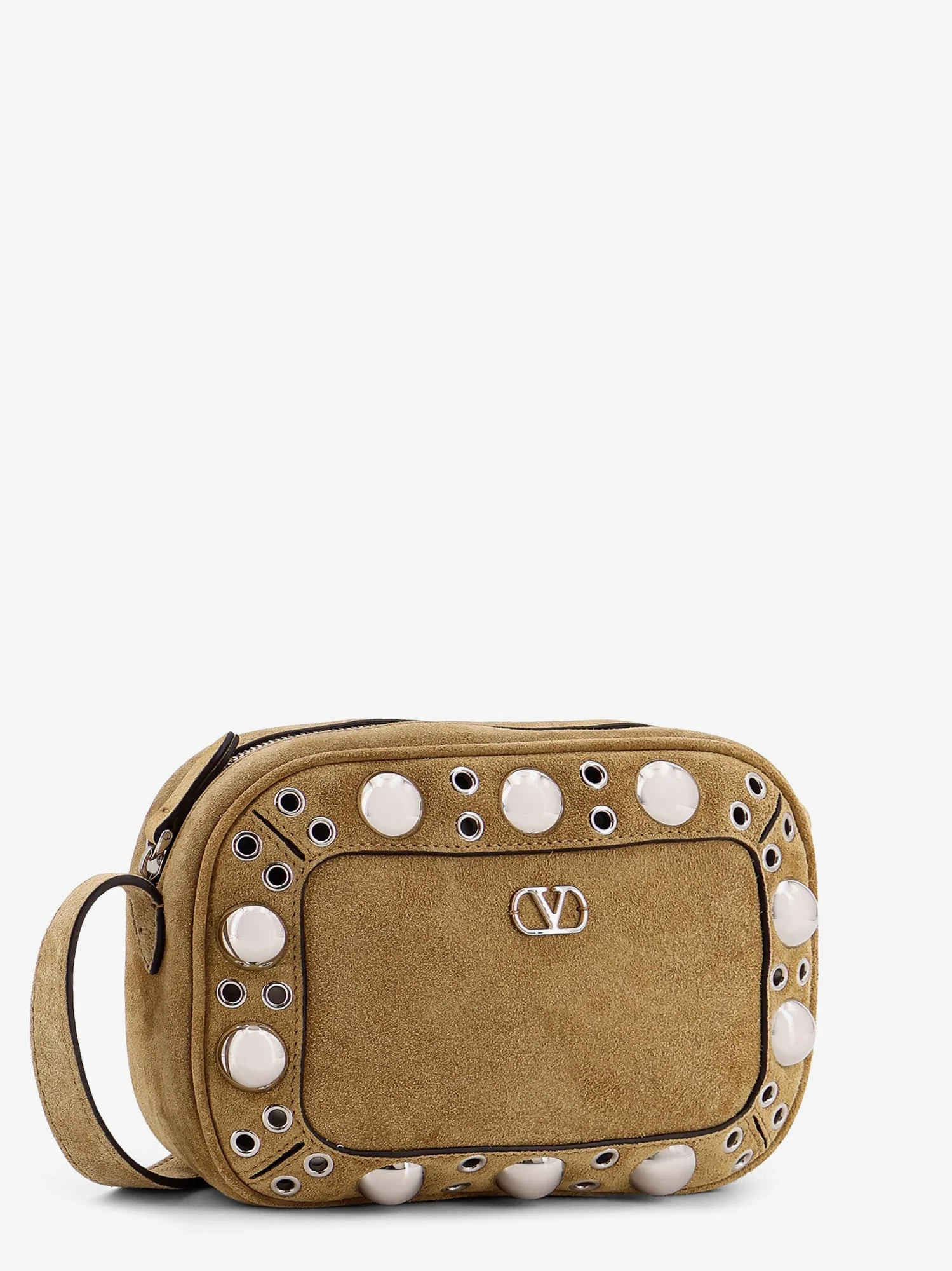 Valentino Garavani Nellcote Suede Shoulder Bag - Image 4