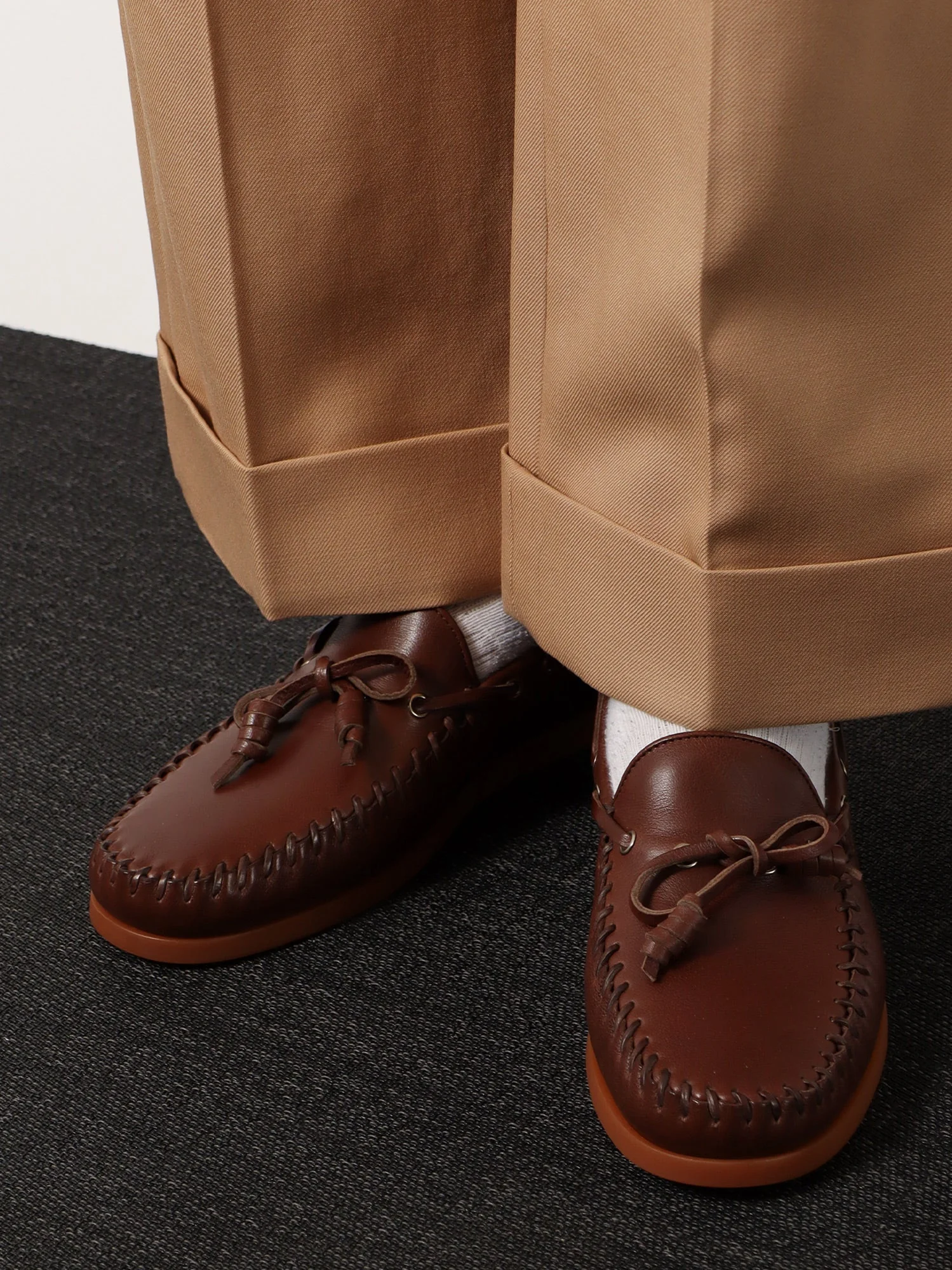 Valentino Garavani Palm Avenue Leather Loafers - Image 2