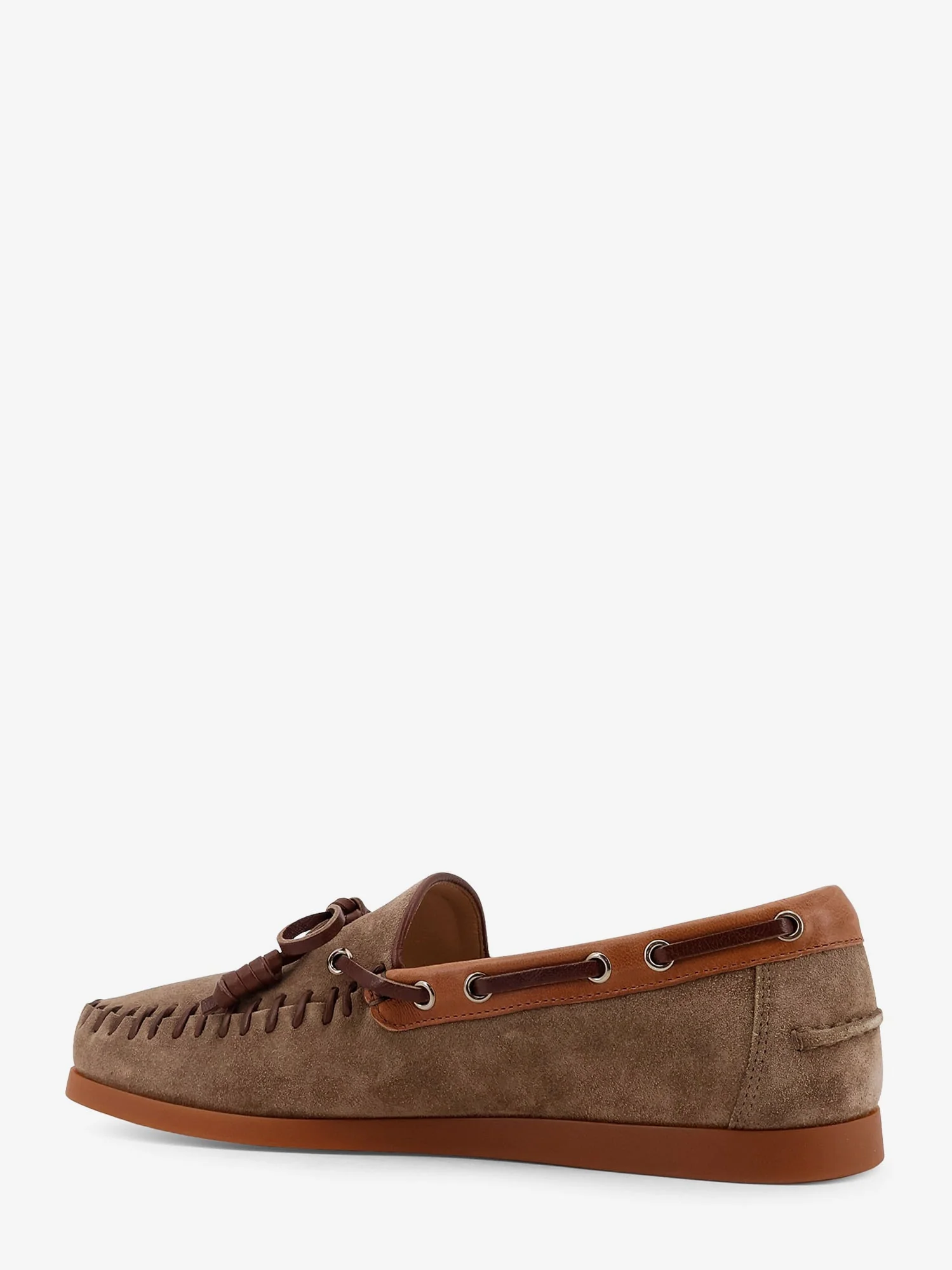 Valentino Garavani Palm Avenue Suede And Leather Loafers - Image 4