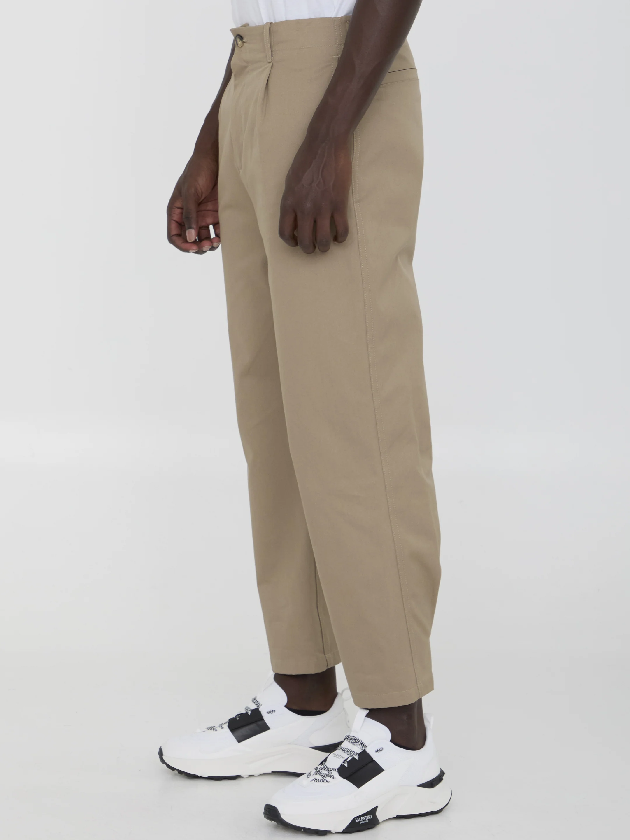 Valentino Garavani Pants In Cotton Gabardine - Image 2