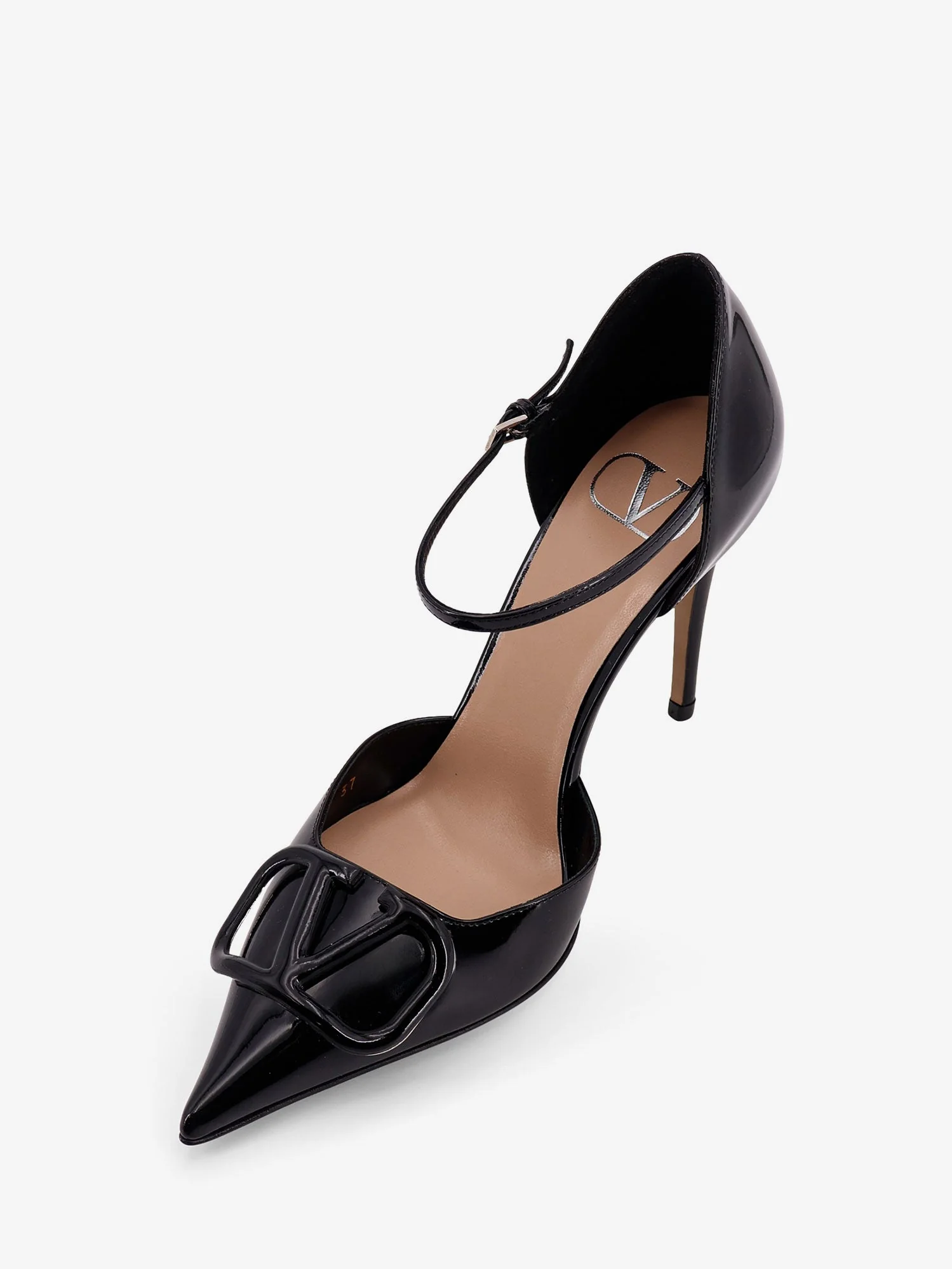 Valentino Garavani Patent Leather Pumps With Vlogo Signature - Image 4