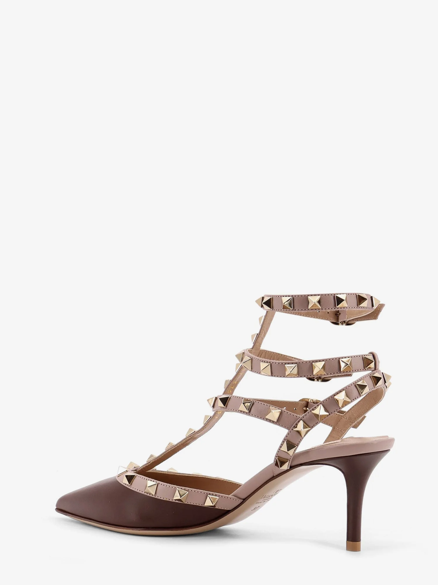 Valentino Garavani Rockstud Valentino Garavani Leather Décolleté Slingback - Image 3