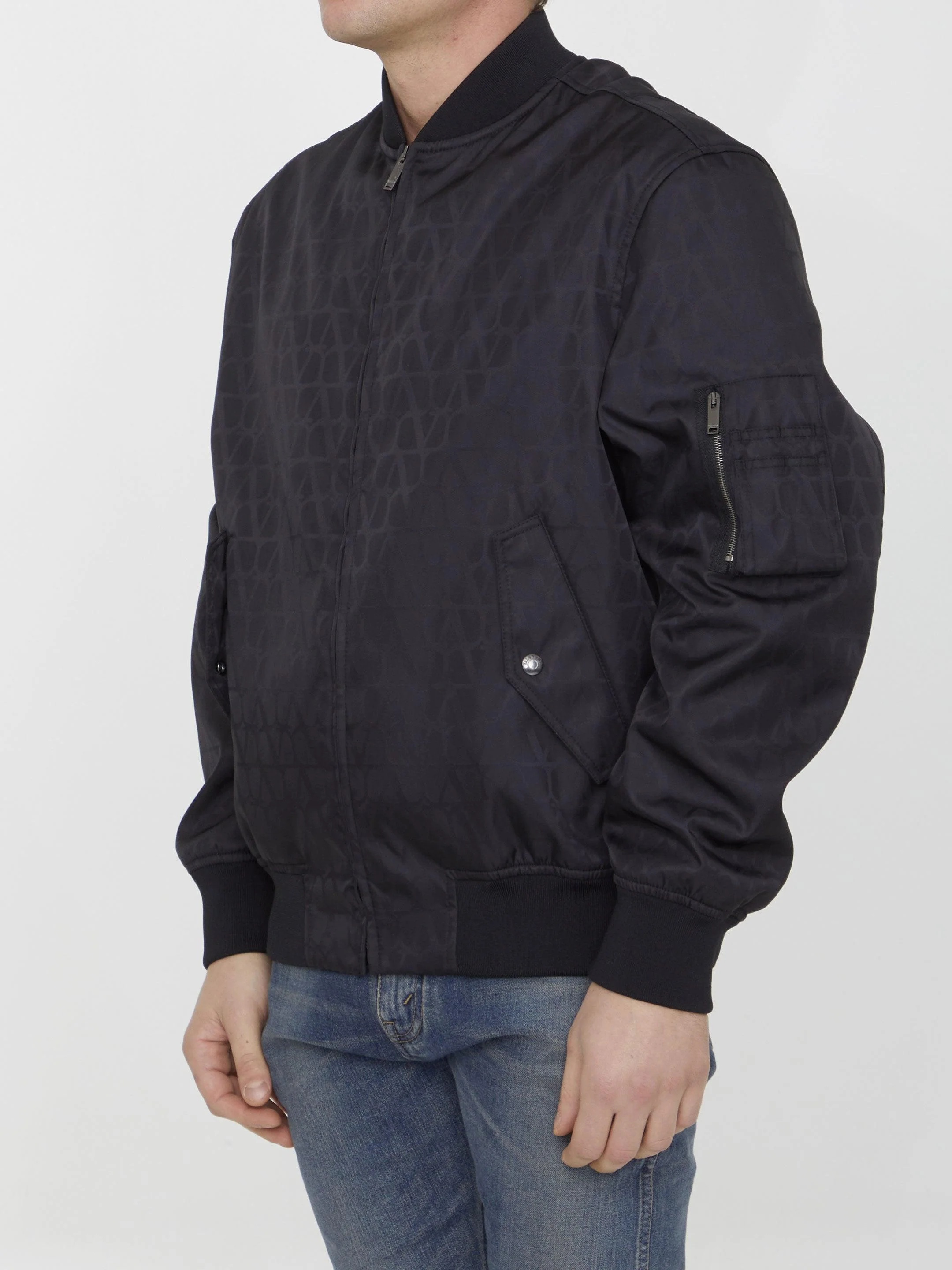 Valentino Garavani Toile Iconographe Nylon Bomber - Image 2