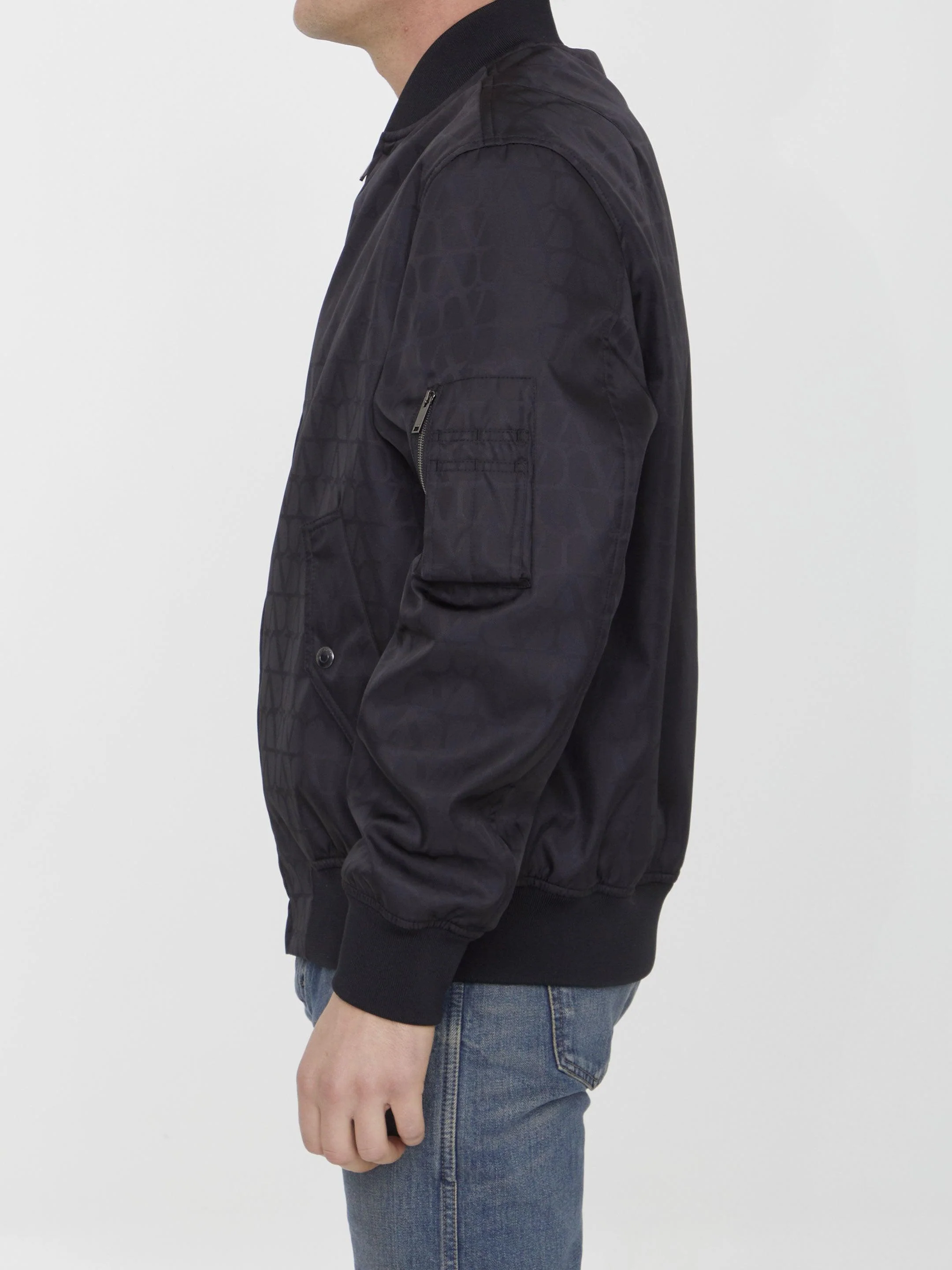 Valentino Garavani Toile Iconographe Nylon Bomber - Image 3