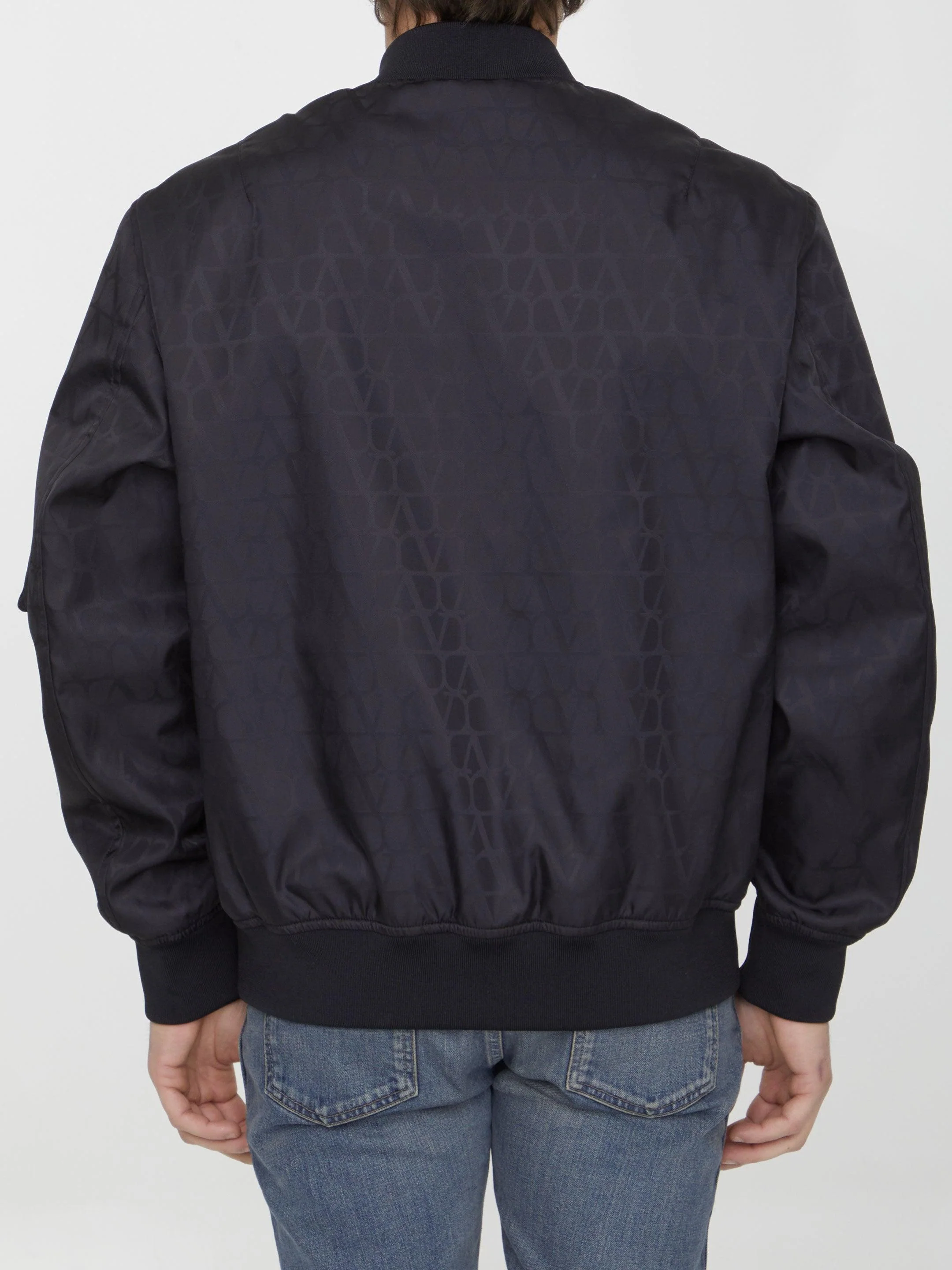 Valentino Garavani Toile Iconographe Nylon Bomber - Image 4