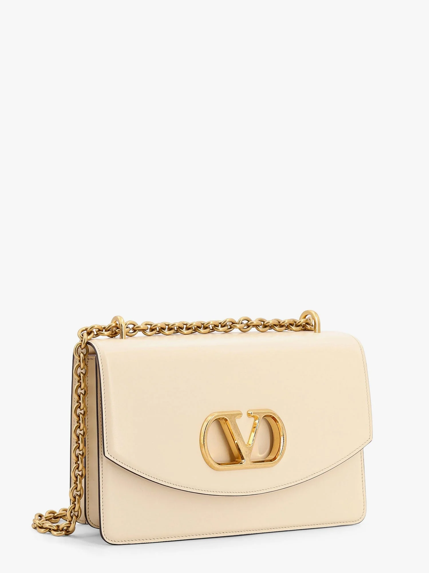 Valentino Garavani Vain Leather Shoulder Bag With Vlogo Signature Detail - Image 4