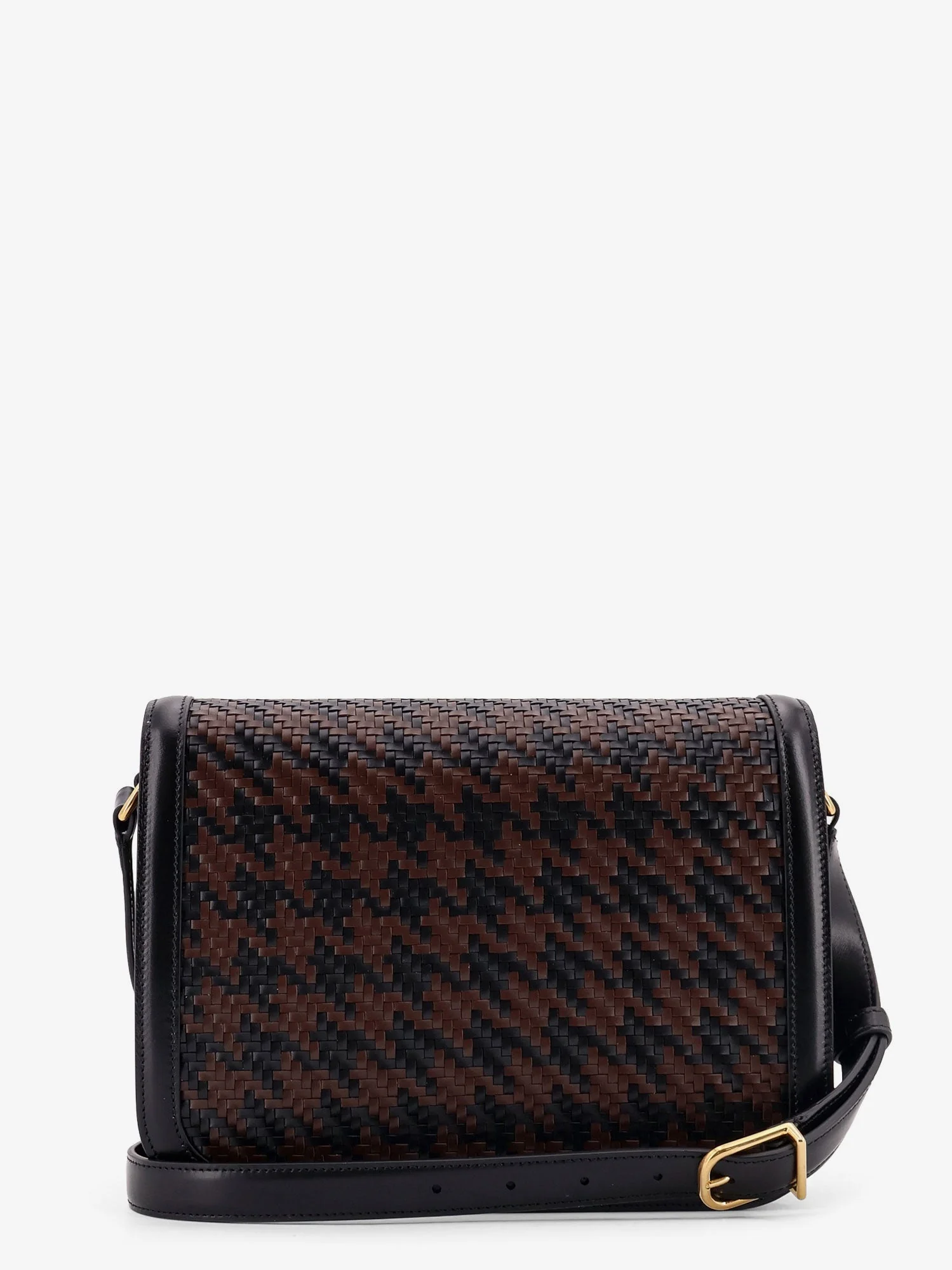 Valentino Garavani Valentino Garavani 9To5 Woven Leather Shoulder Bag - Image 3