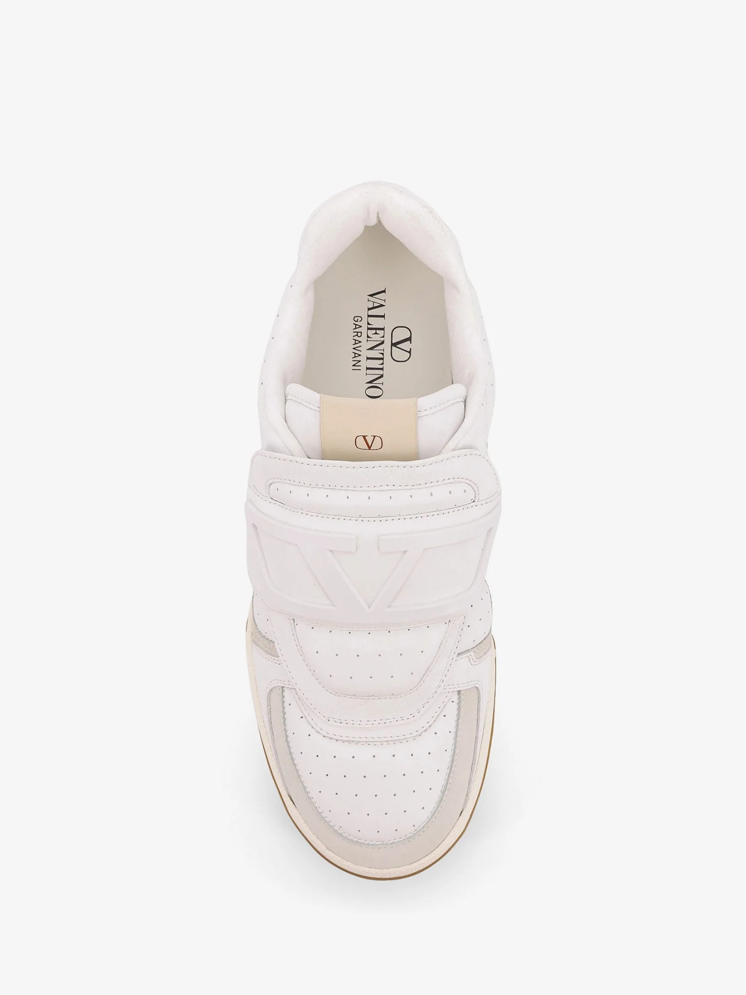 Valentino Garavani Valentino Garavani Joie De Jouer Leather Low-Top Sneakers - Image 5
