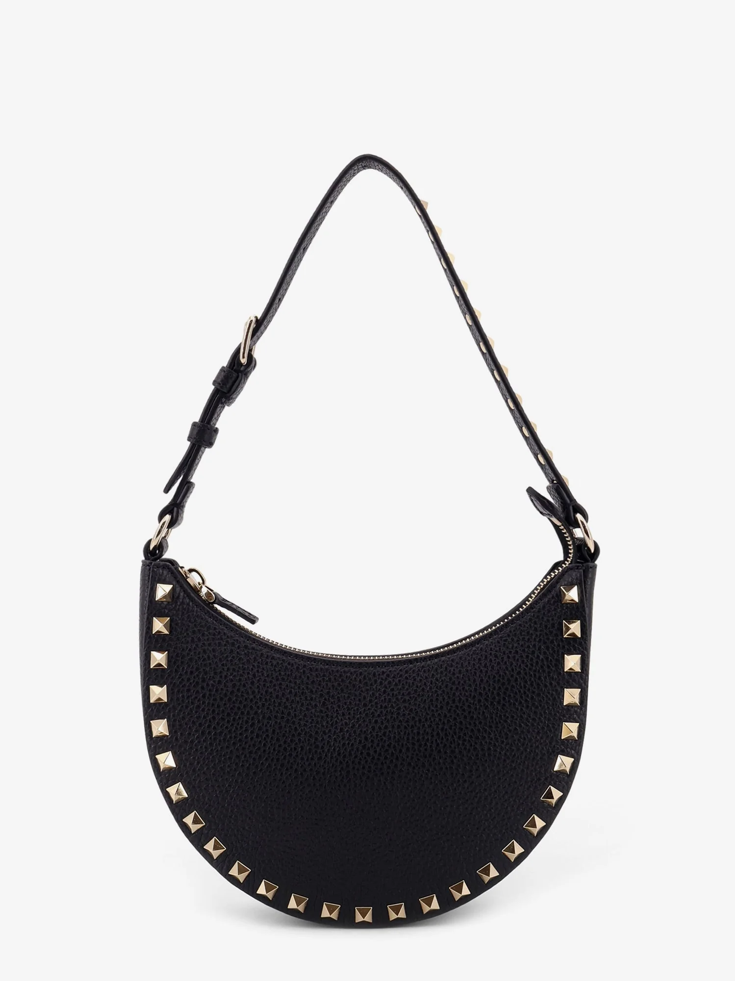 Valentino Garavani Valentino Garavani Rockstud Leather Mini Hobo Bag
