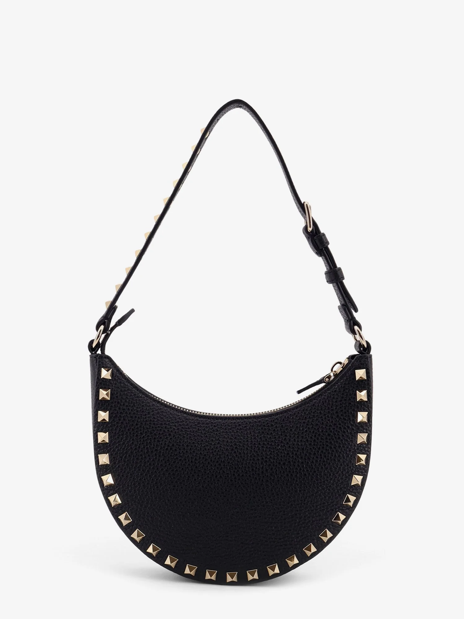 Valentino Garavani Valentino Garavani Rockstud Leather Mini Hobo Bag - Image 2
