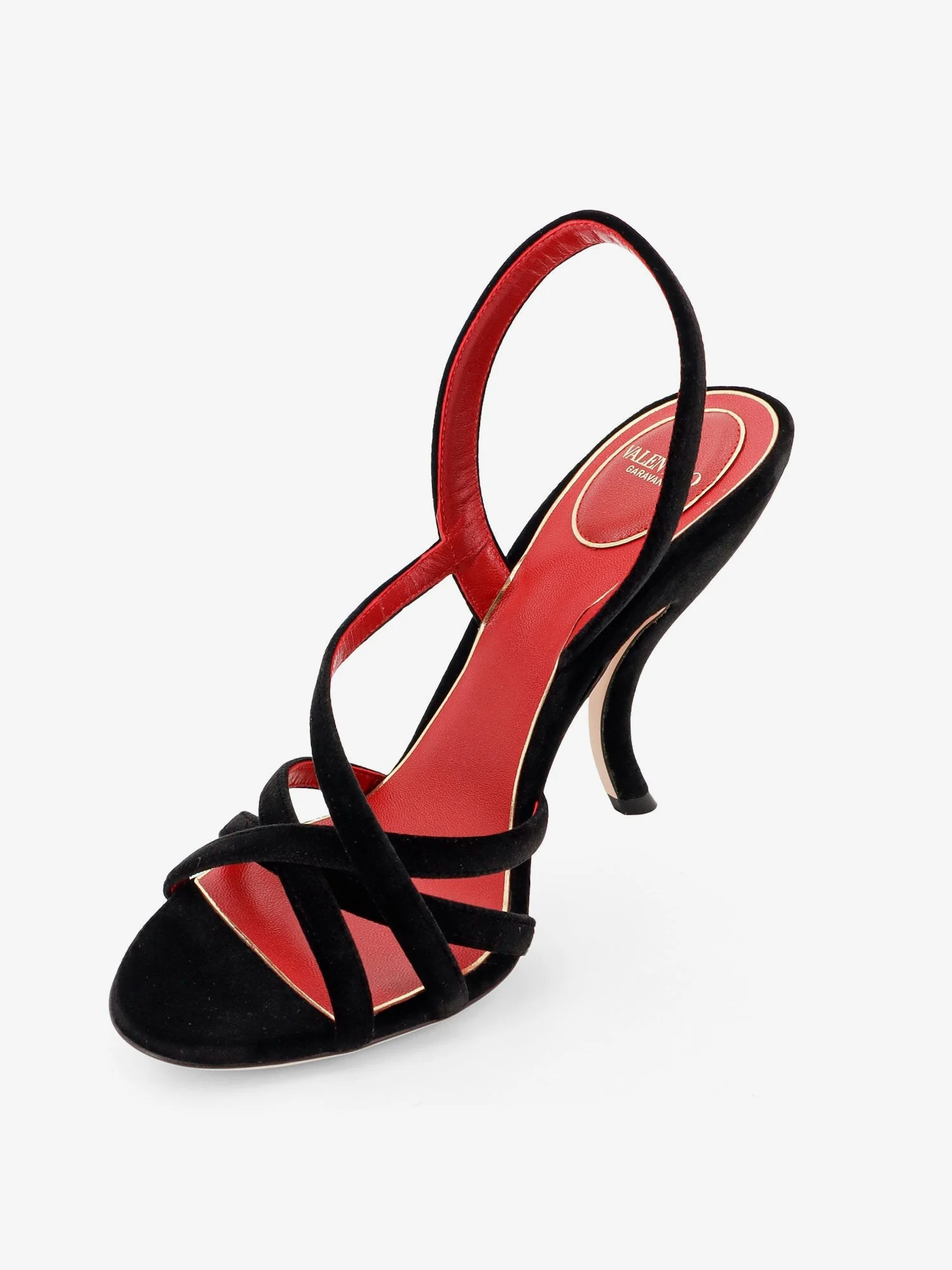 Valentino Garavani Valentino Garavani Velvet Sandals - Image 4