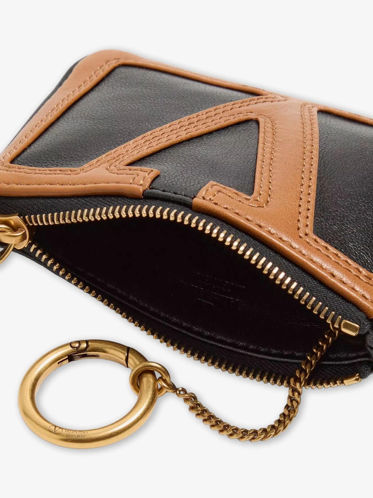 Valentino Garavani Valentino Garavani Viva Superstar Leather Key Ring - Image 3