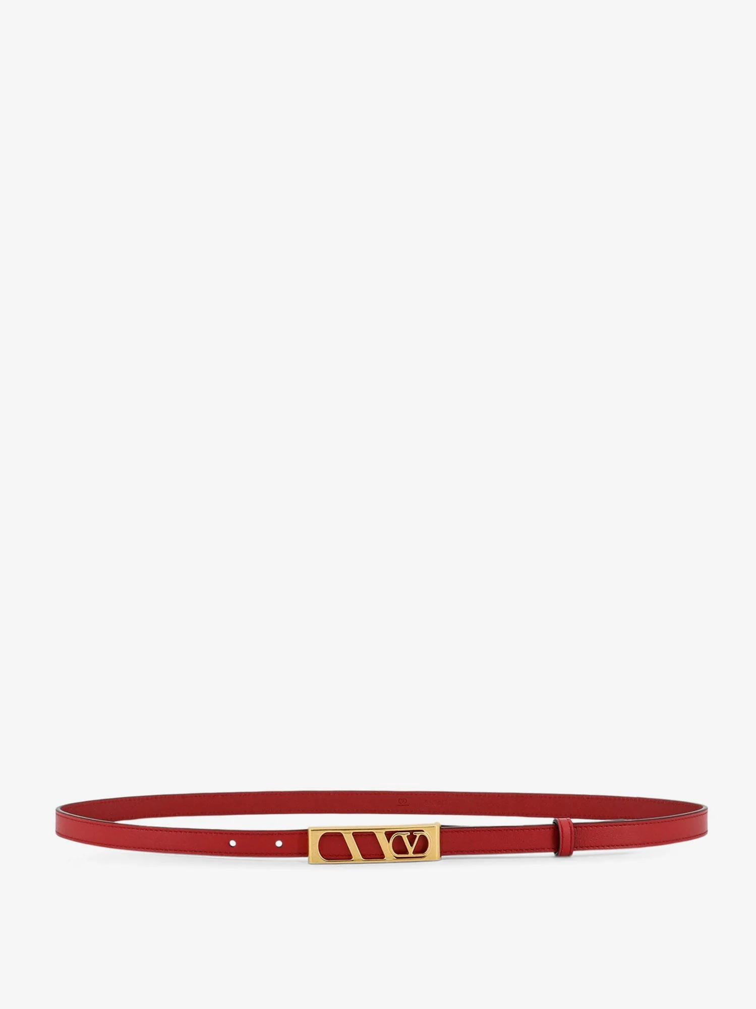 Valentino Garavani Vlogo Leather Belt