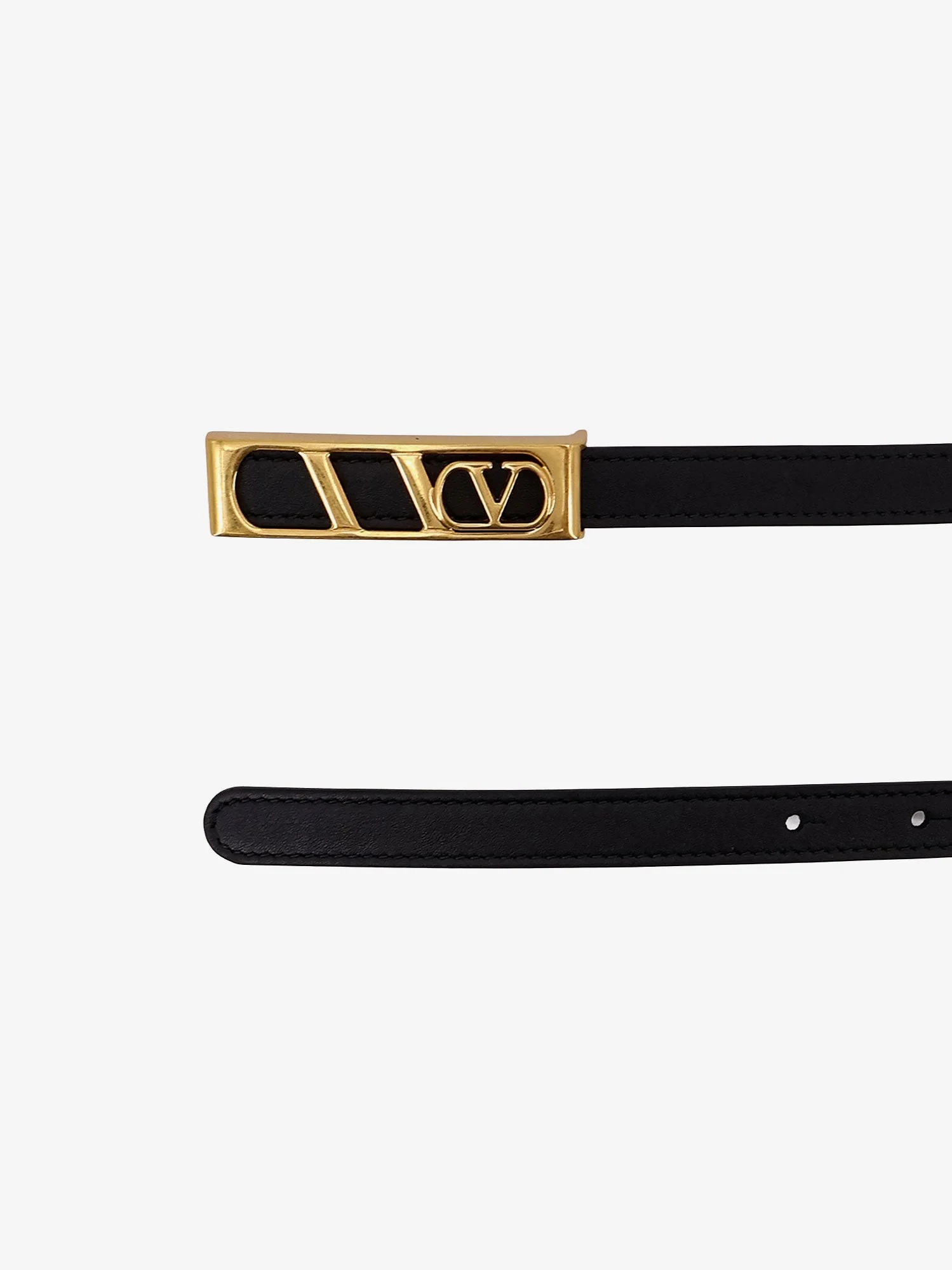 Valentino Garavani Vlogo Leather Belt - Image 4