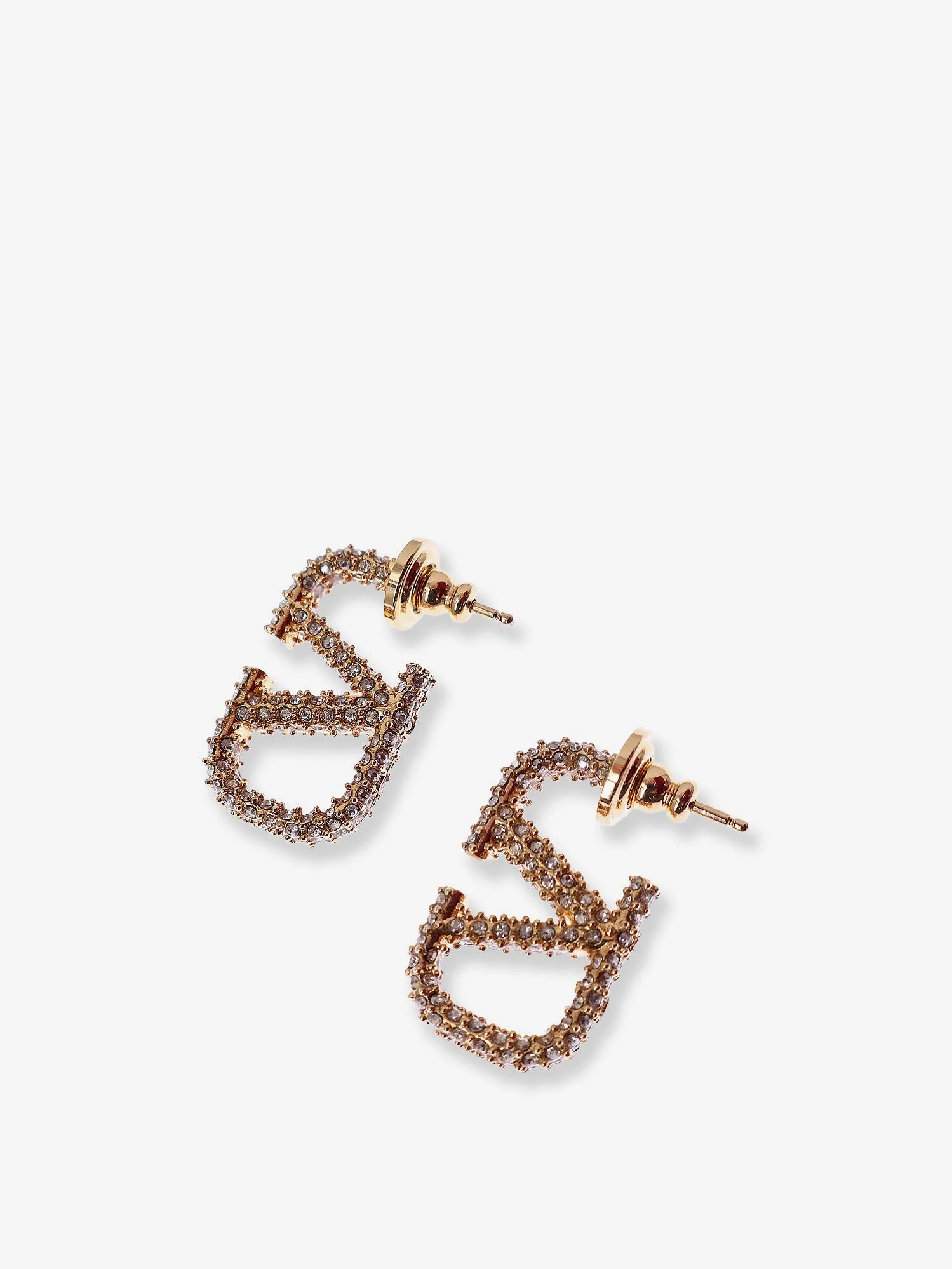 Valentino Garavani Vlogo Signature Earrings With Swarovski® Crystals - Image 2
