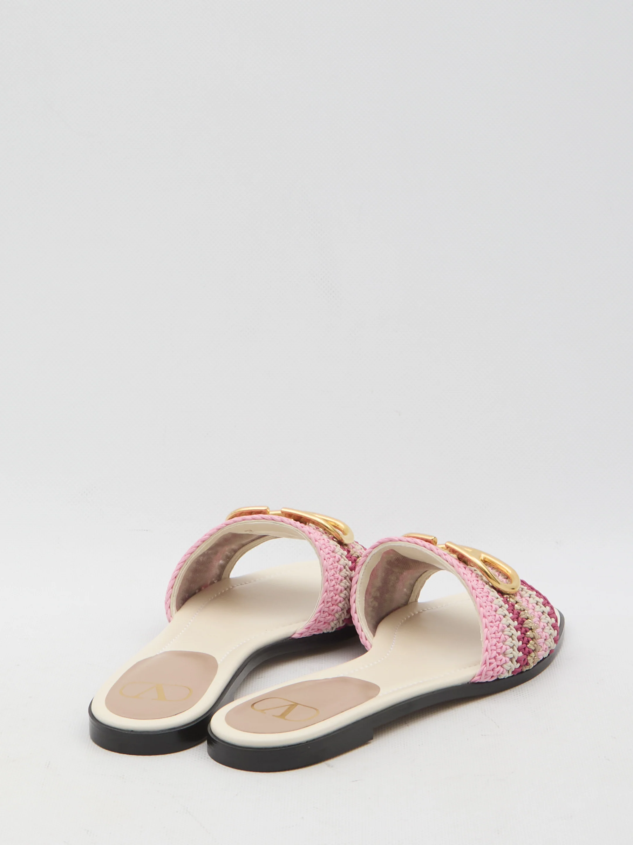 Valentino Garavani Vlogo Signature Slide Sandals - Image 3