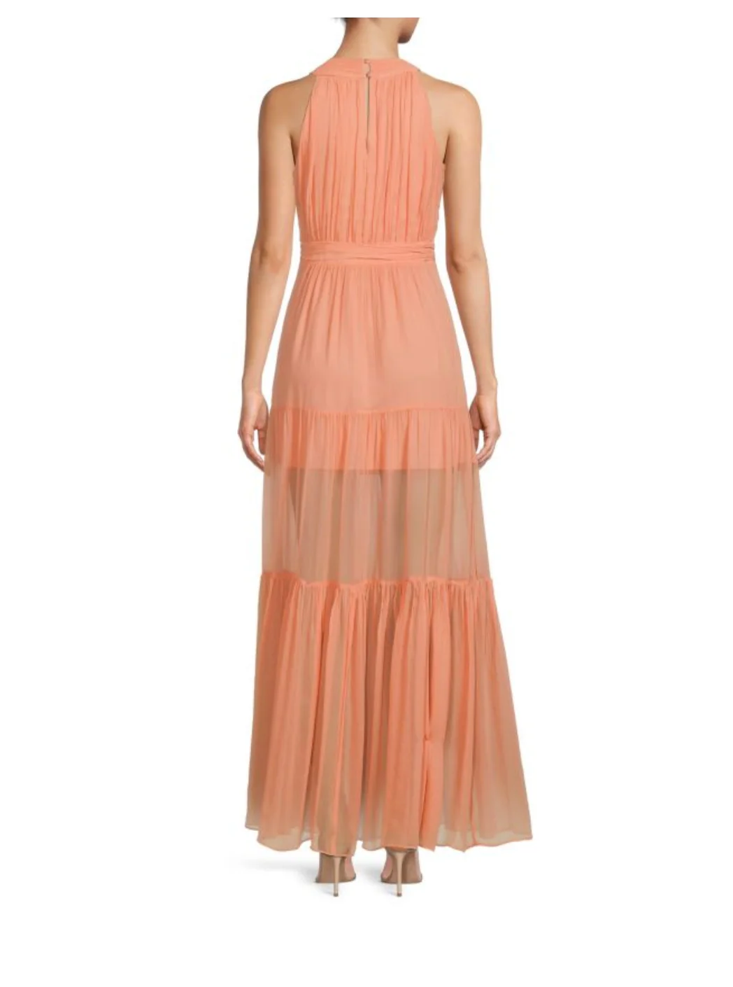 Veronica Beard Florencia Coral Silk dress - Image 3