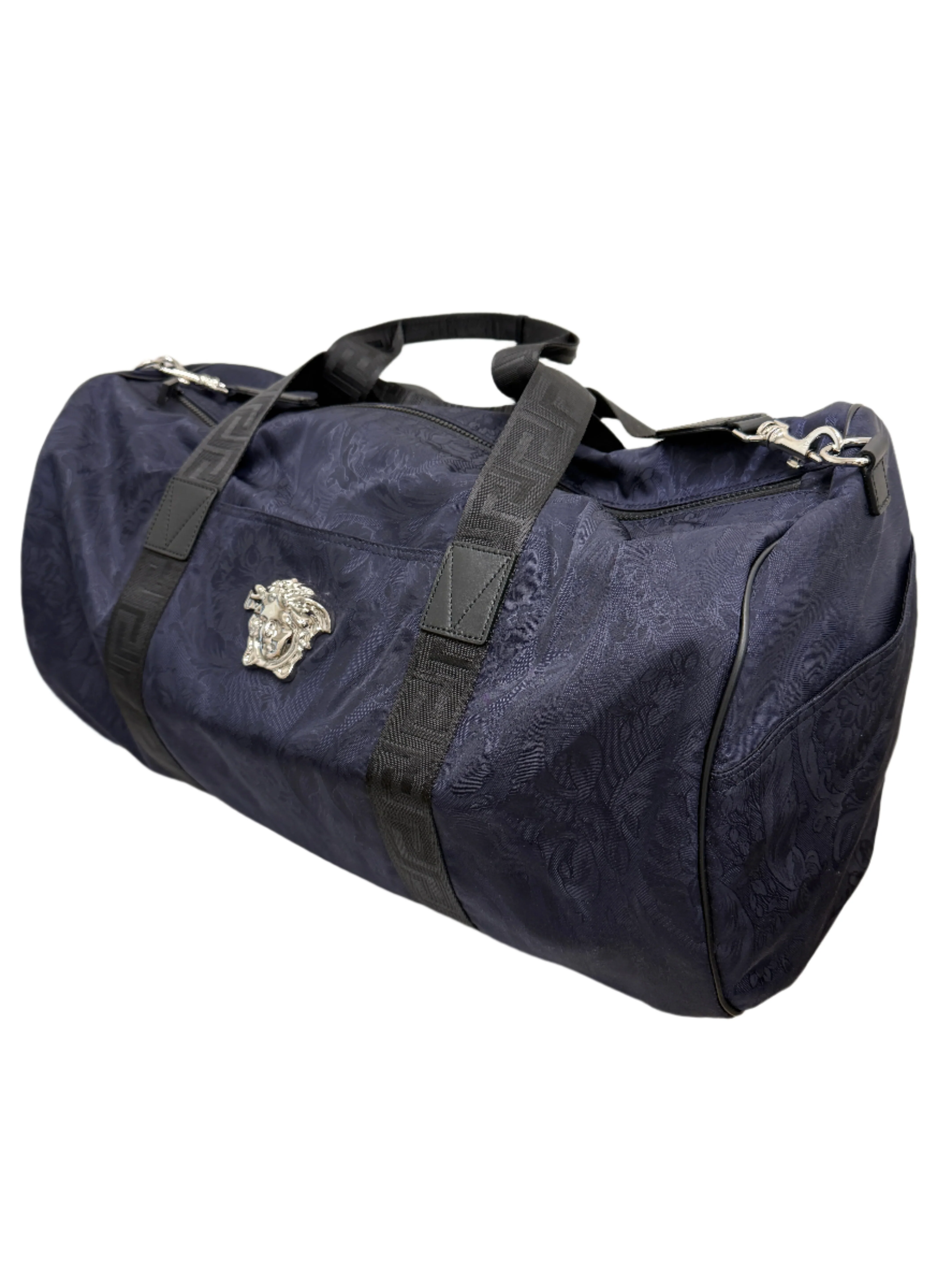 Versace Baroque Jacquard Duffle Travel Bag - Image 4