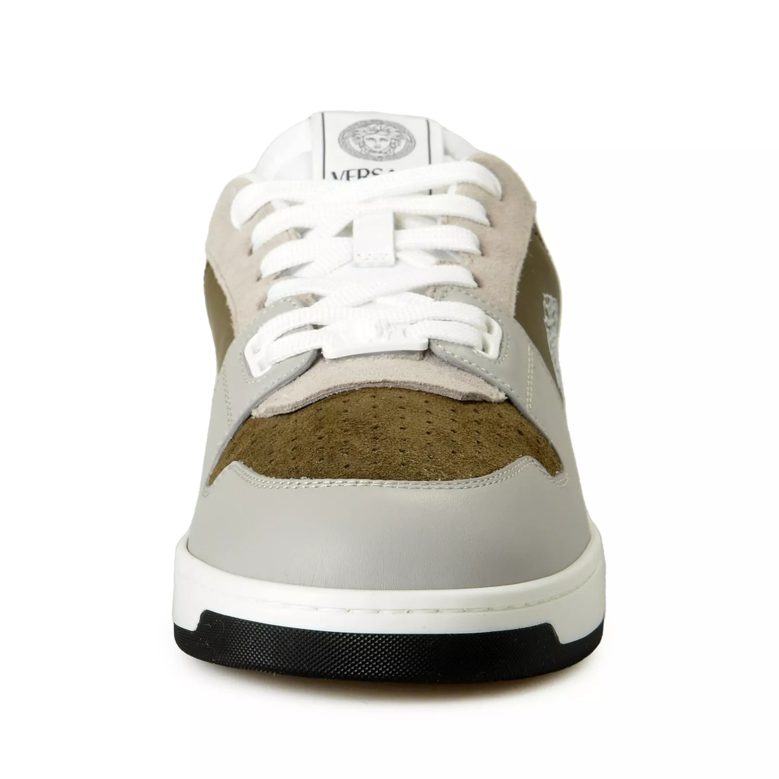 Versace Men's Medusa Sneakers in Khaki - Image 4