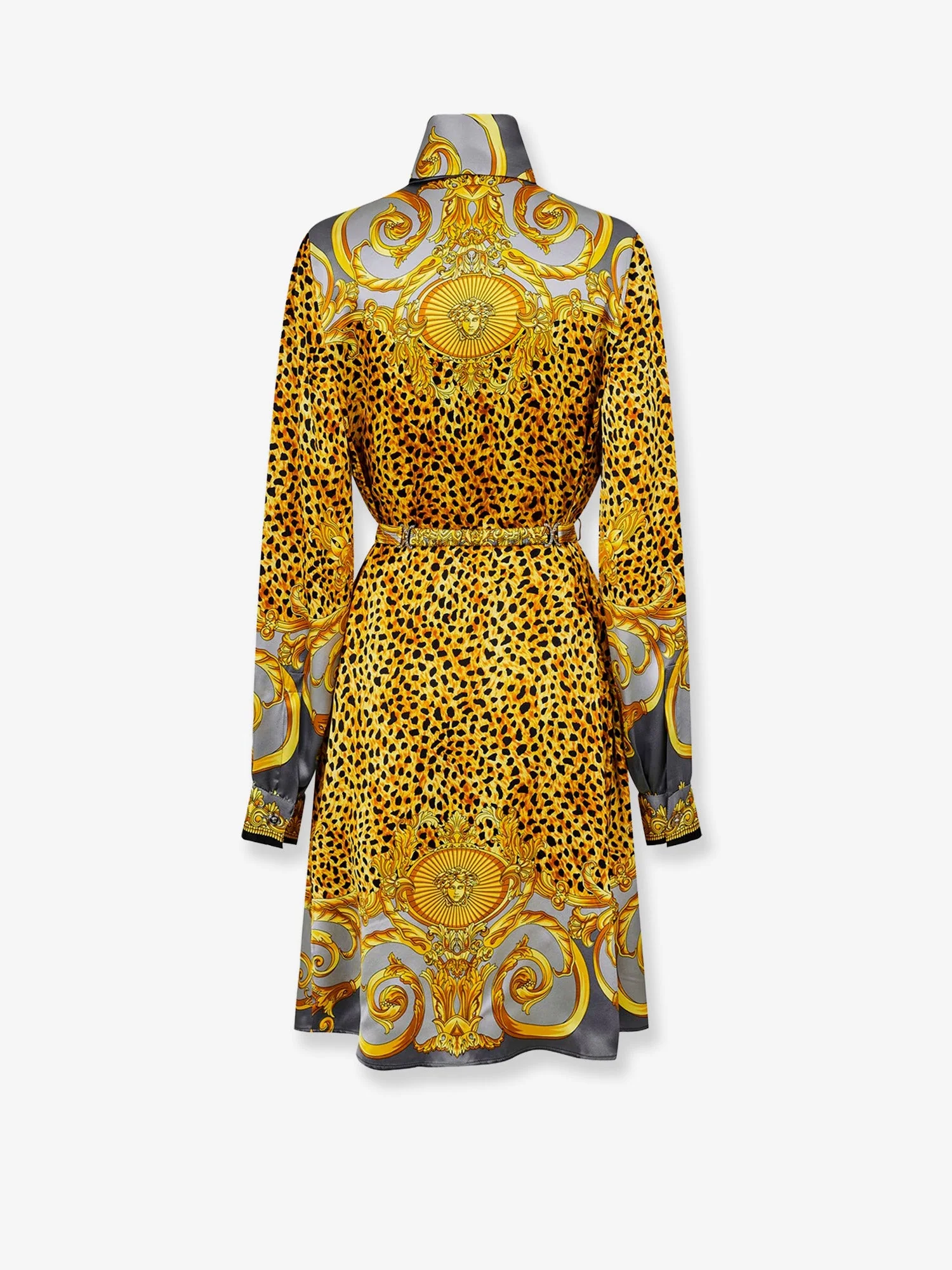 Versace Silk Chemisier/Dress - Image 2