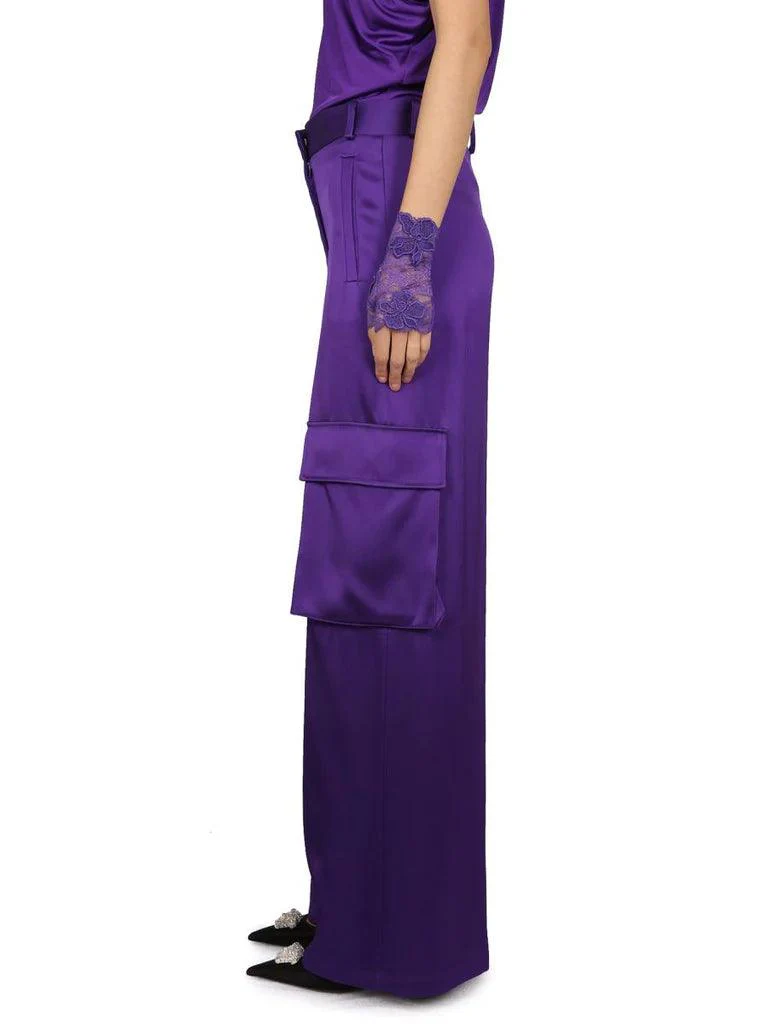 Versace Wide Leg Trousers Cargo Pants Orchid Purple - Image 2
