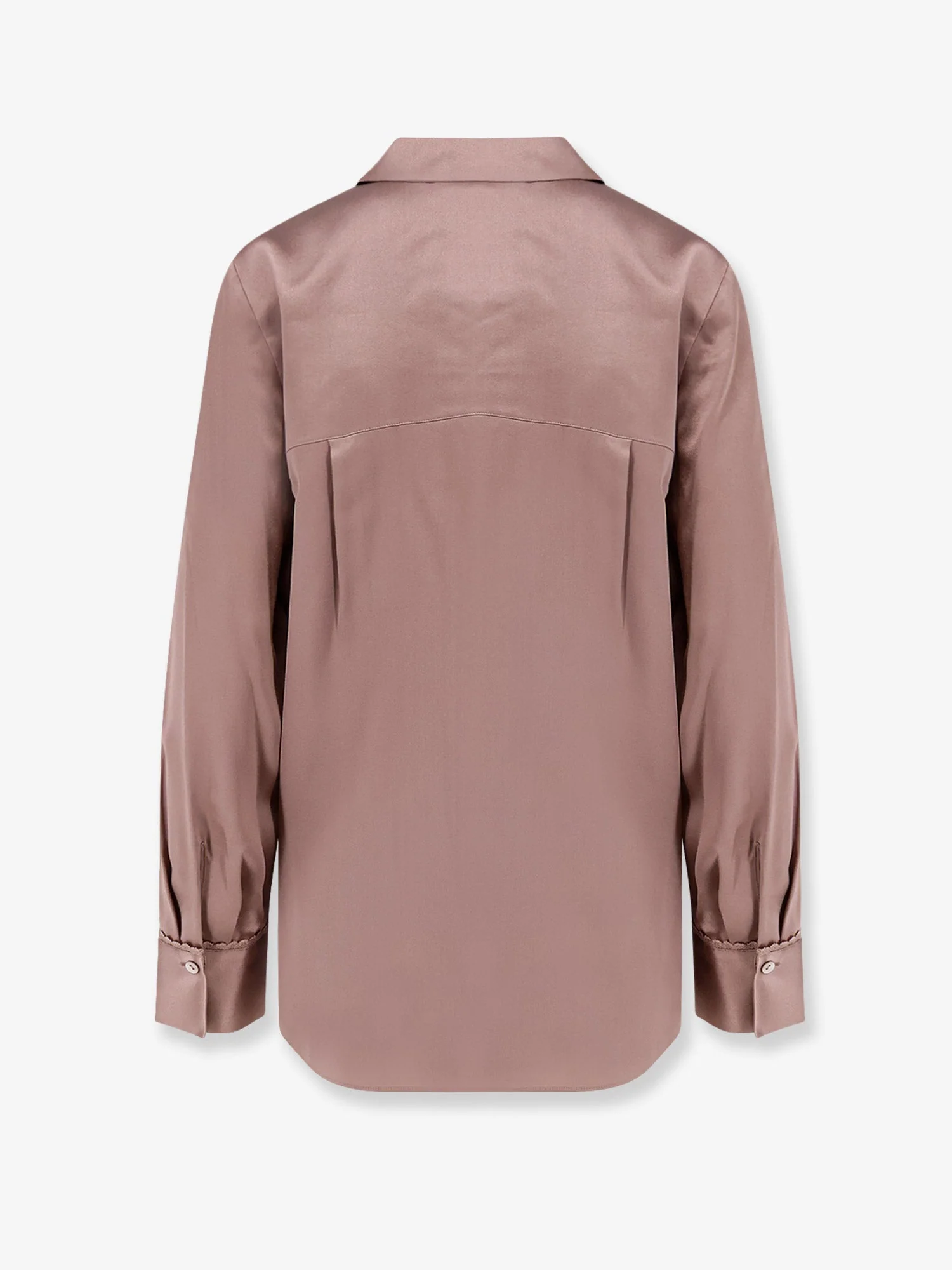 Vince. Silk Shirt With Lace Trim - Image 2