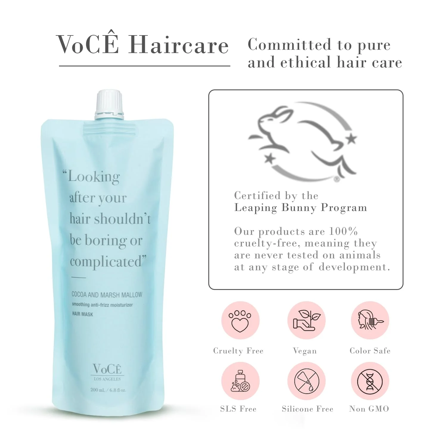 VoCĂŞ Smoothing Anti-Frizz Moisturizer Mask - Image 3