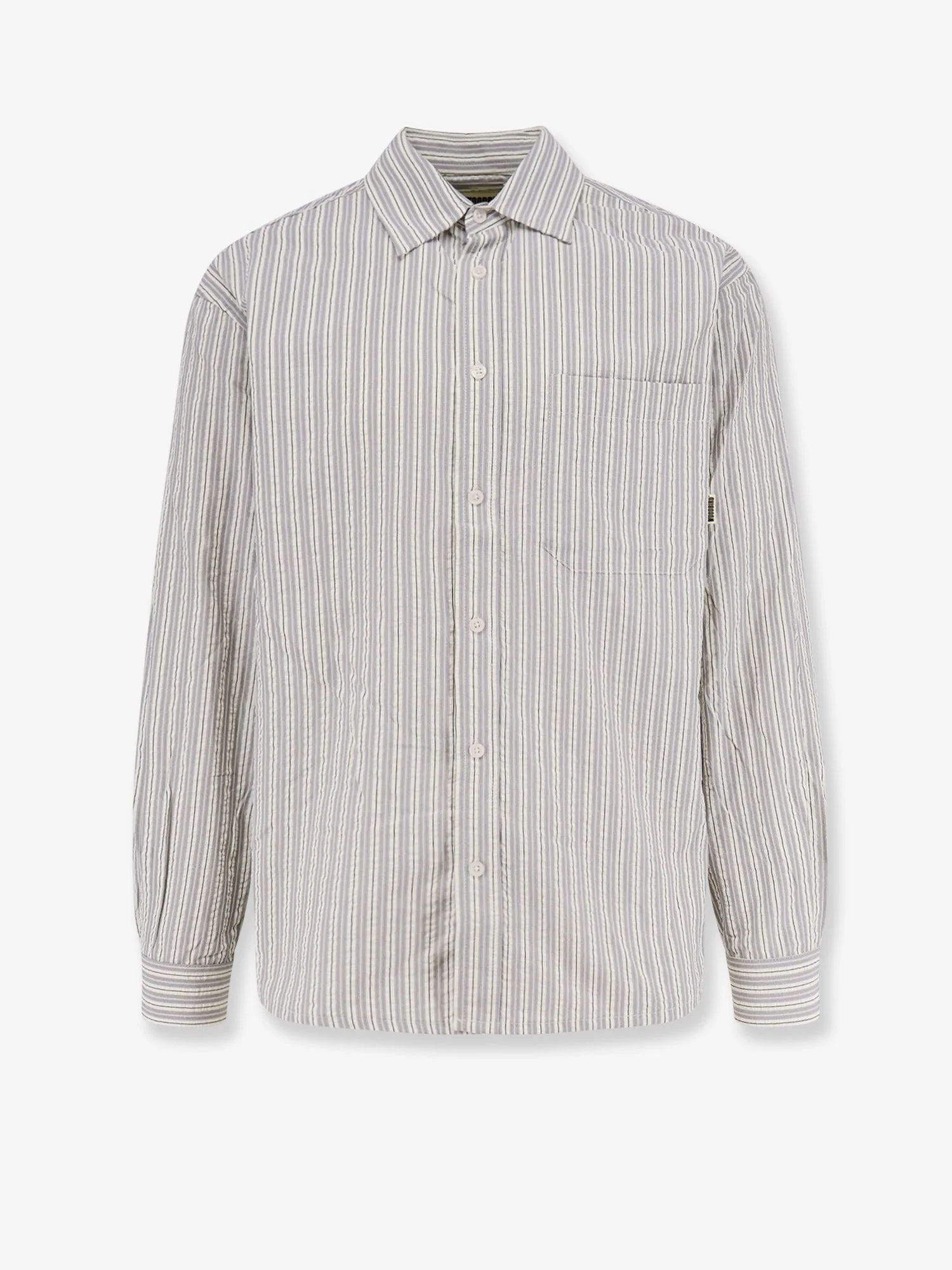 Woodbird Striped Cotton Blend Shirt
