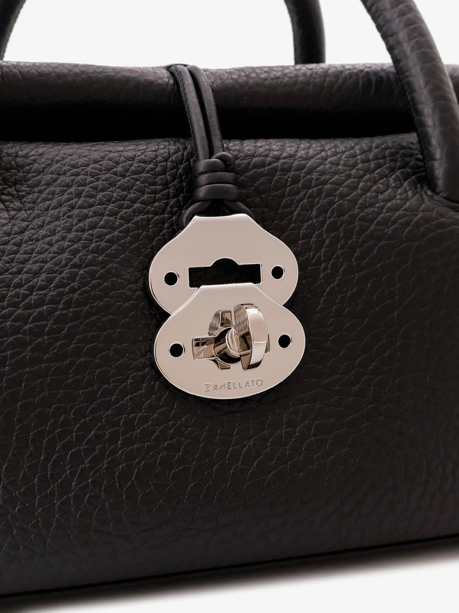 Zanellato Hammered Leather Dotta® Small Crossbody Bag - Image 5