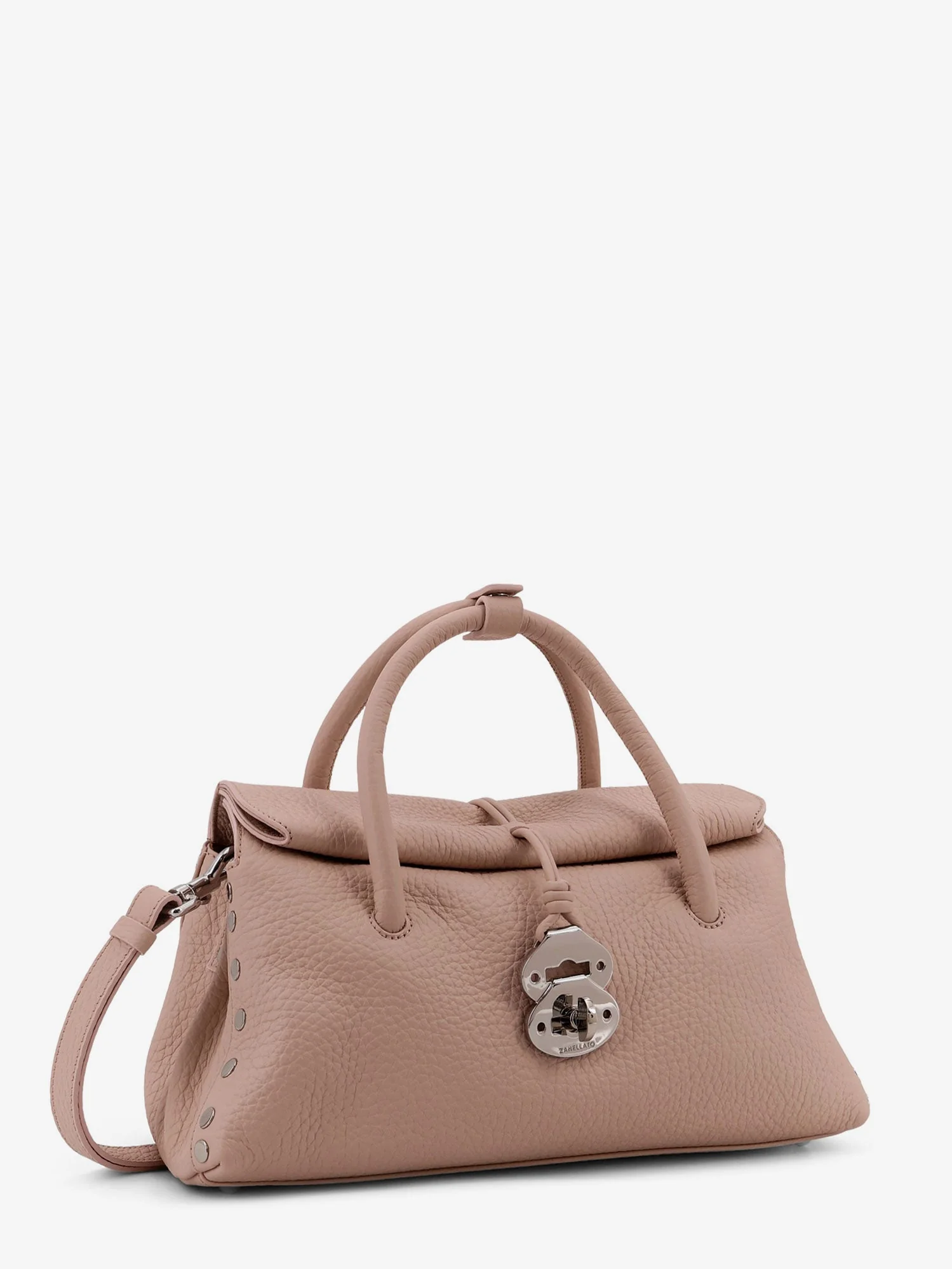 Zanellato Hammered Leather Dotta® Small Crossbody Bag - Image 8