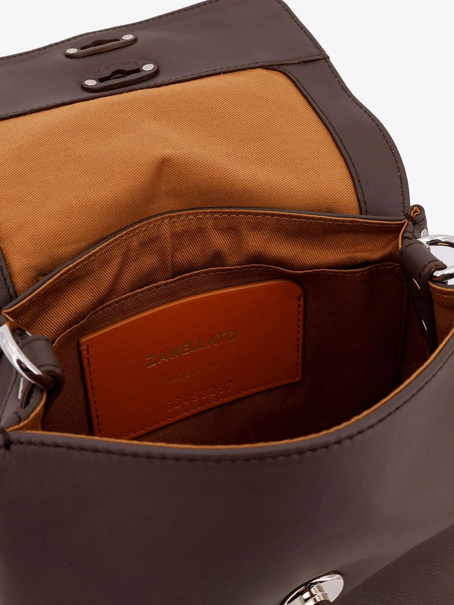 Zanellato Postina Baby Leather Crossbody Bag - Image 9