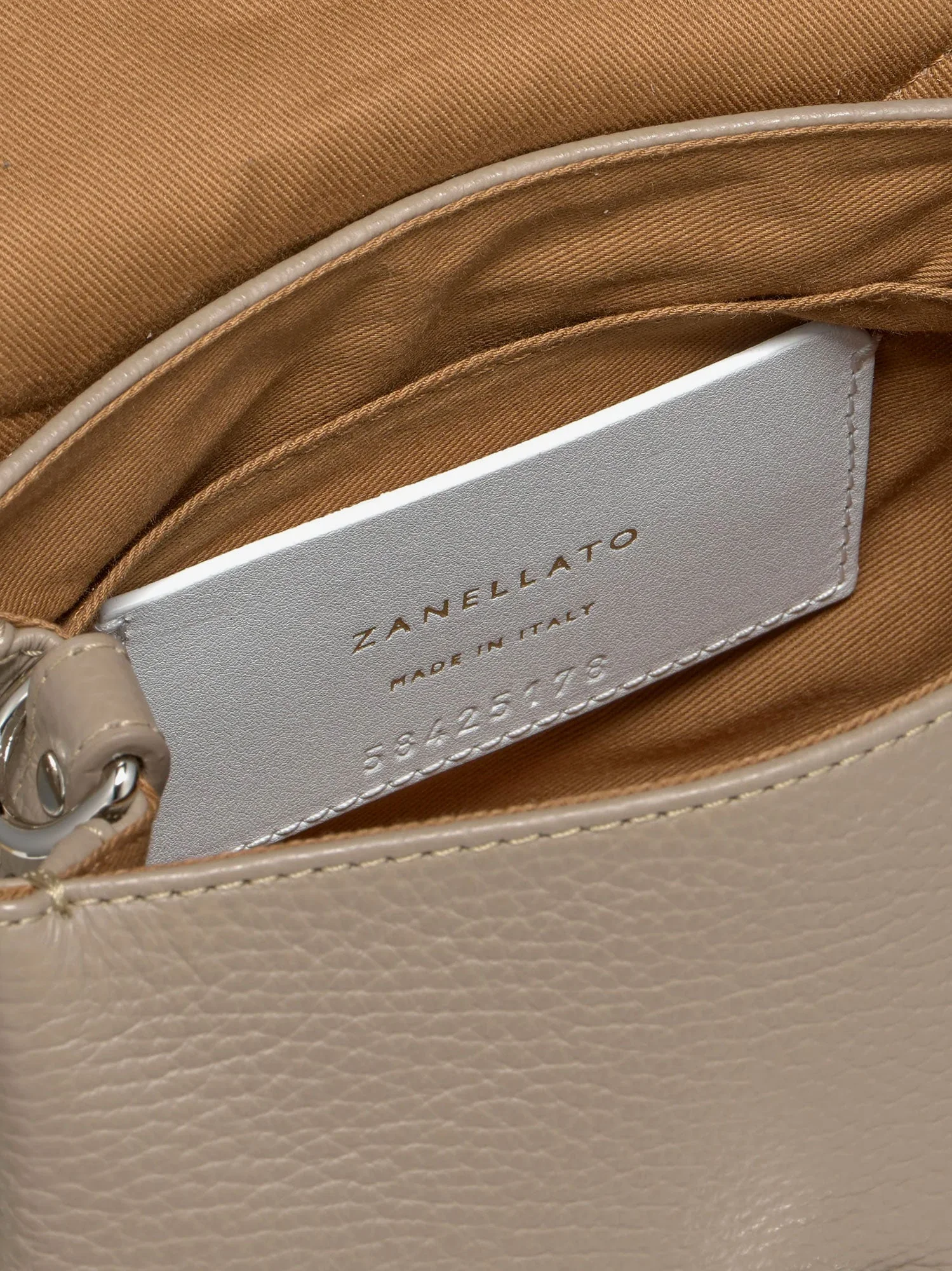 Zanellato Postina M Leather Crossbody Bag With Double Shoulder Strap - Image 10