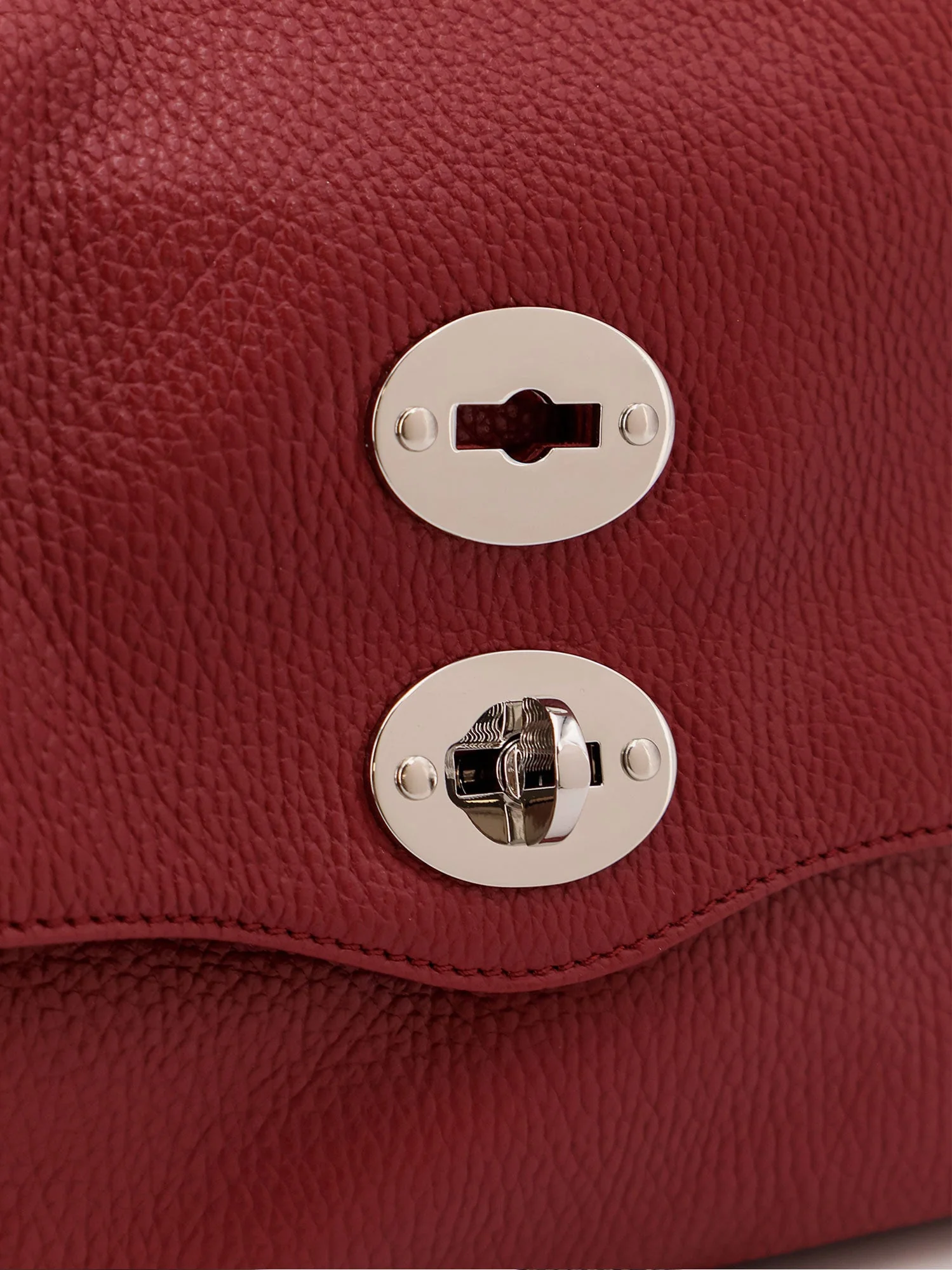 Zanellato Postina M Leather Crossbody Bag With Double Shoulder Strap - Image 5