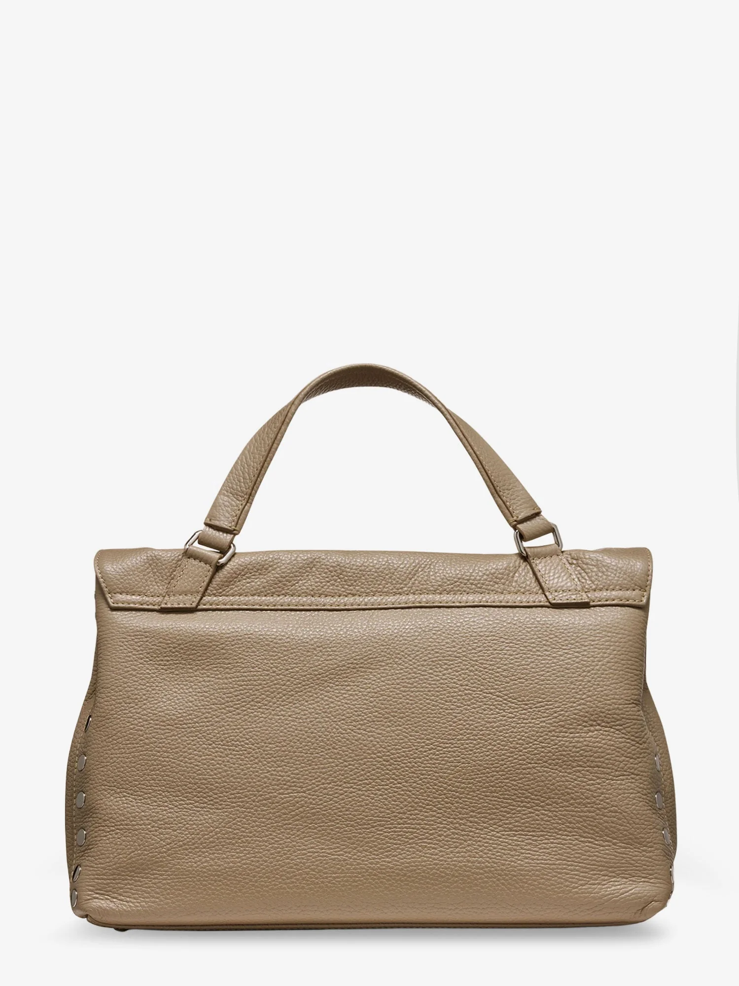 Zanellato Postina M Leather Crossbody Bag With Double Shoulder Strap - Image 7