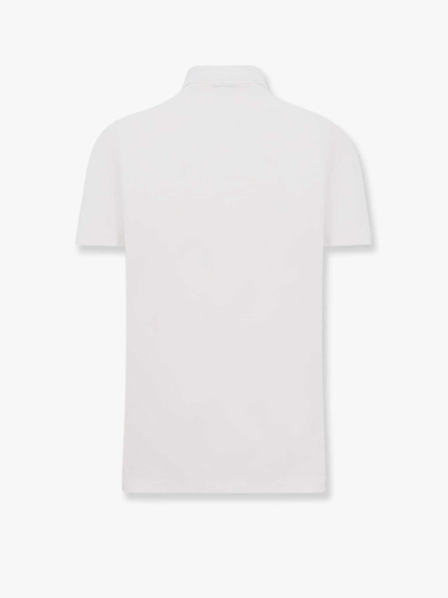 Zanone Icecotton Polo Shirt With Lateral Slits - Image 2