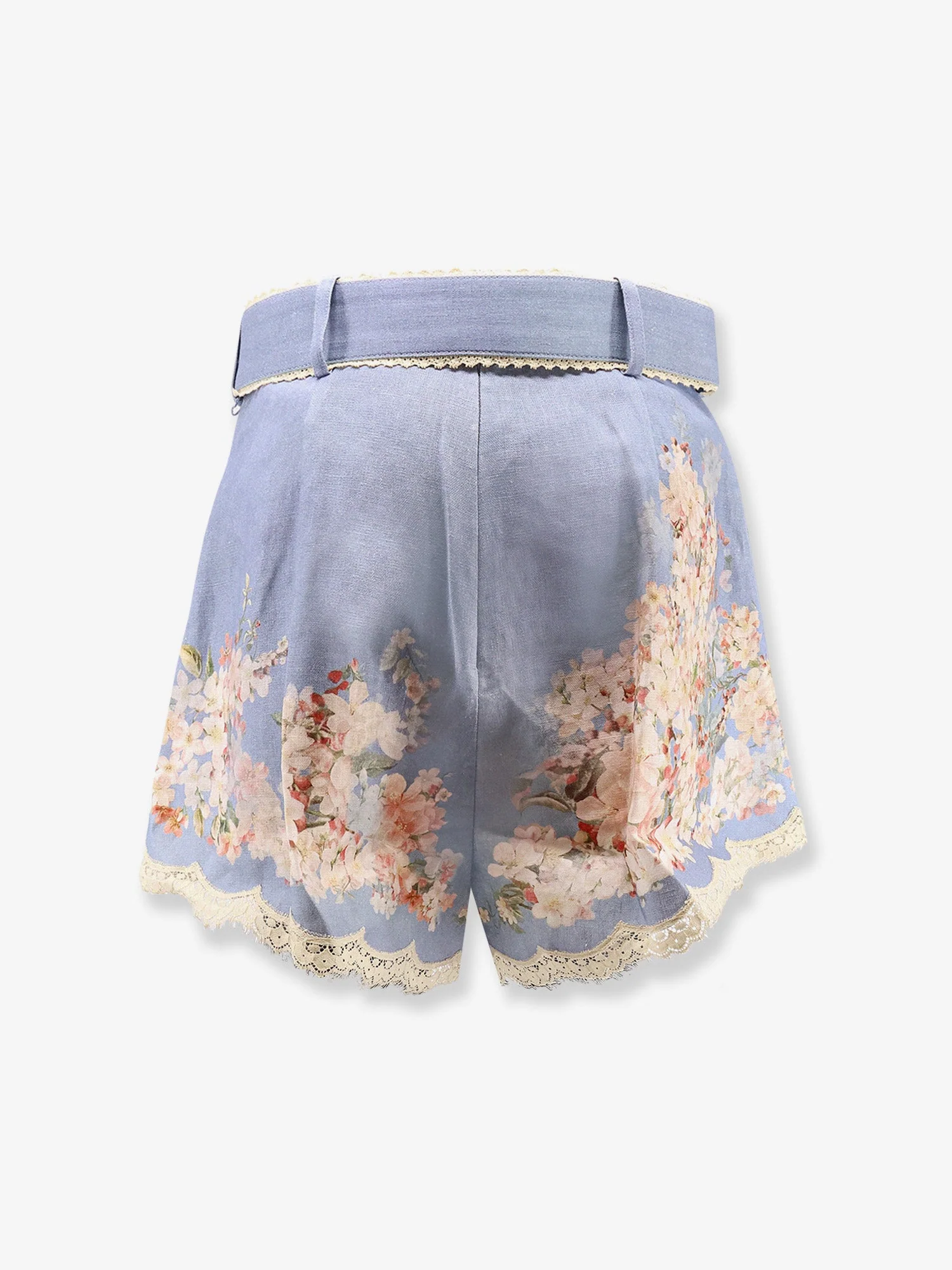 Zimmermann Cascadian Tuck Ramie Shorts - Image 4